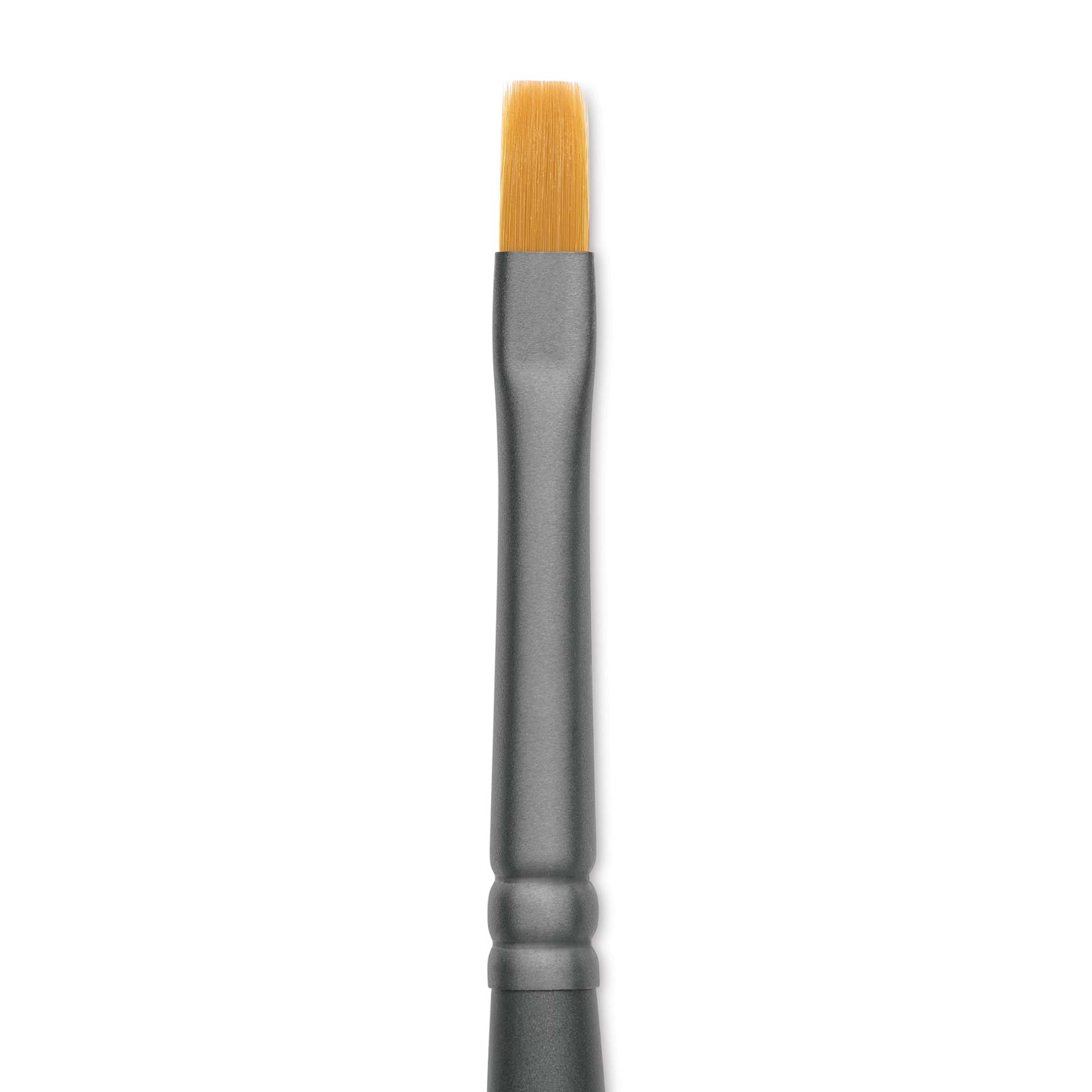 Vallejo Synthetic Golden Toray Hobby Brush - Effects Flat, Size 4, close up