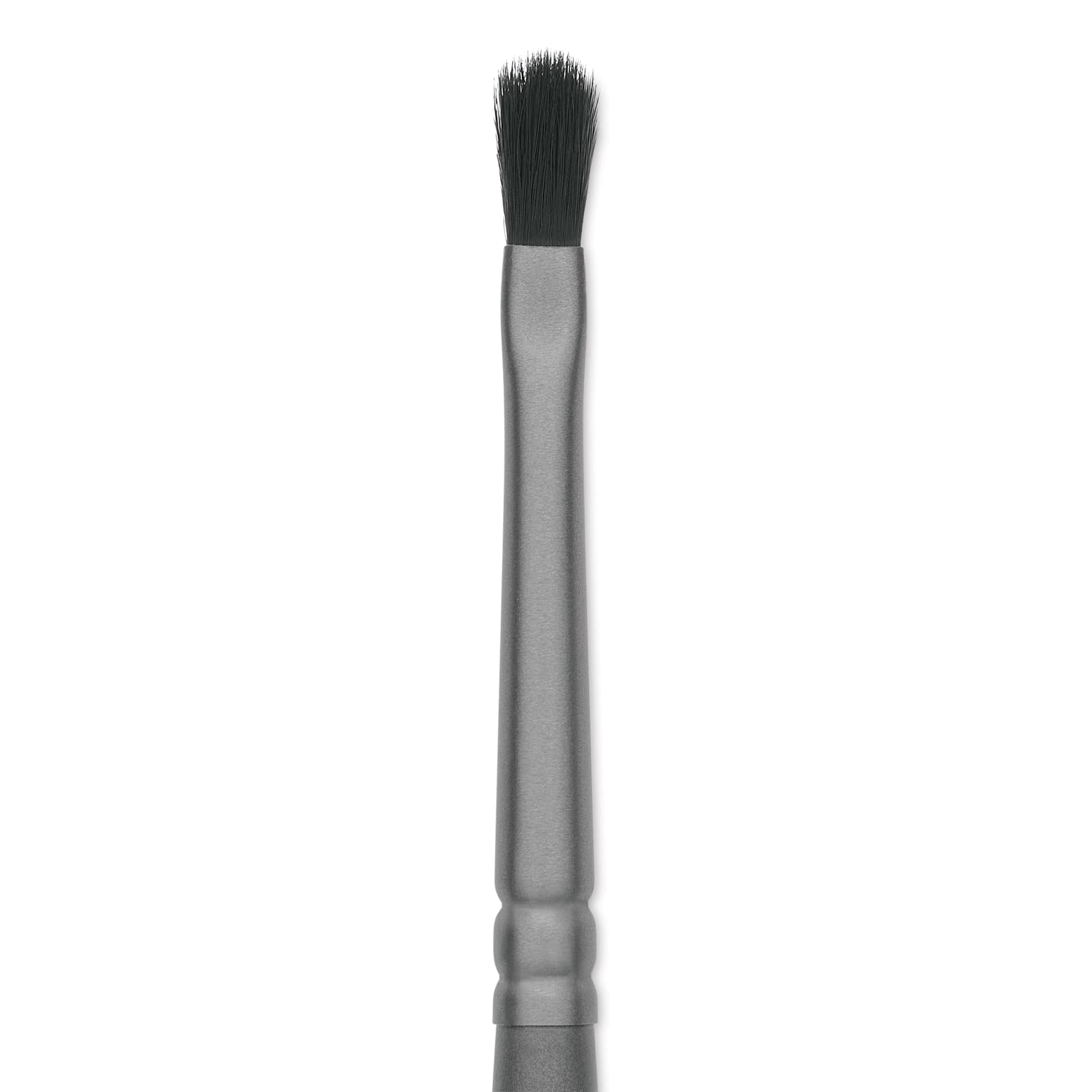 Vallejo Synthetic Squirrel Hobby Brush - Filbert Shader, Size 2, close up