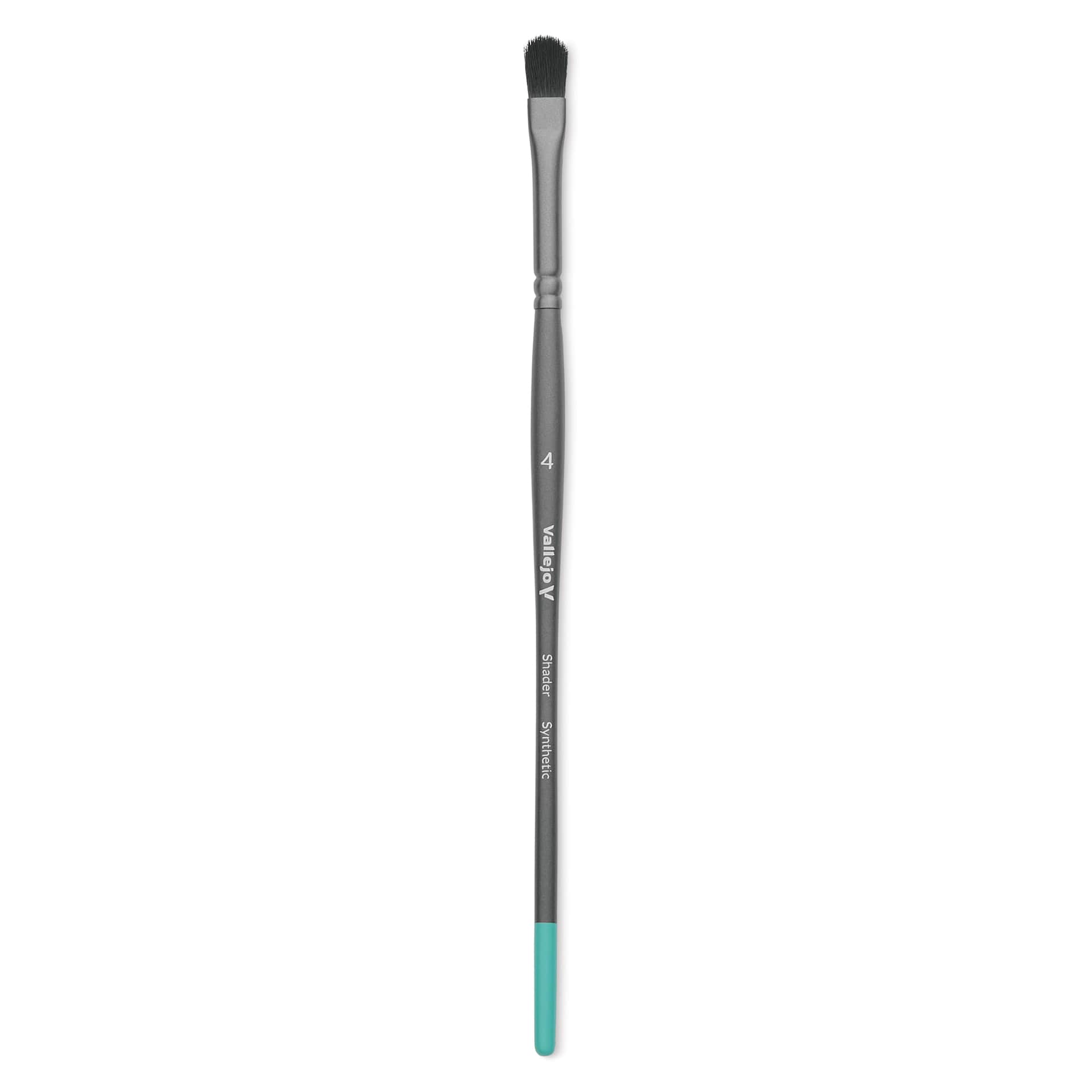 Vallejo Synthetic Squirrel Hobby Brush - Filbert Shader, Size 4