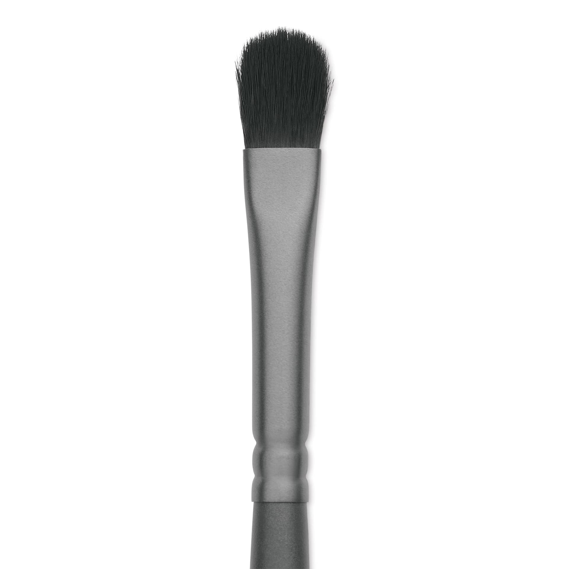 Vallejo Synthetic Squirrel Hobby Brush - Filbert Shader, Size 6, close up