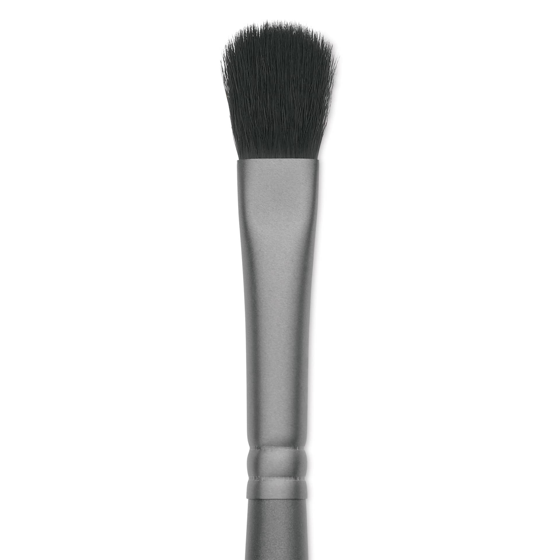 Vallejo Synthetic Squirrel Hobby Brush - Filbert Shader, Size 8, close up