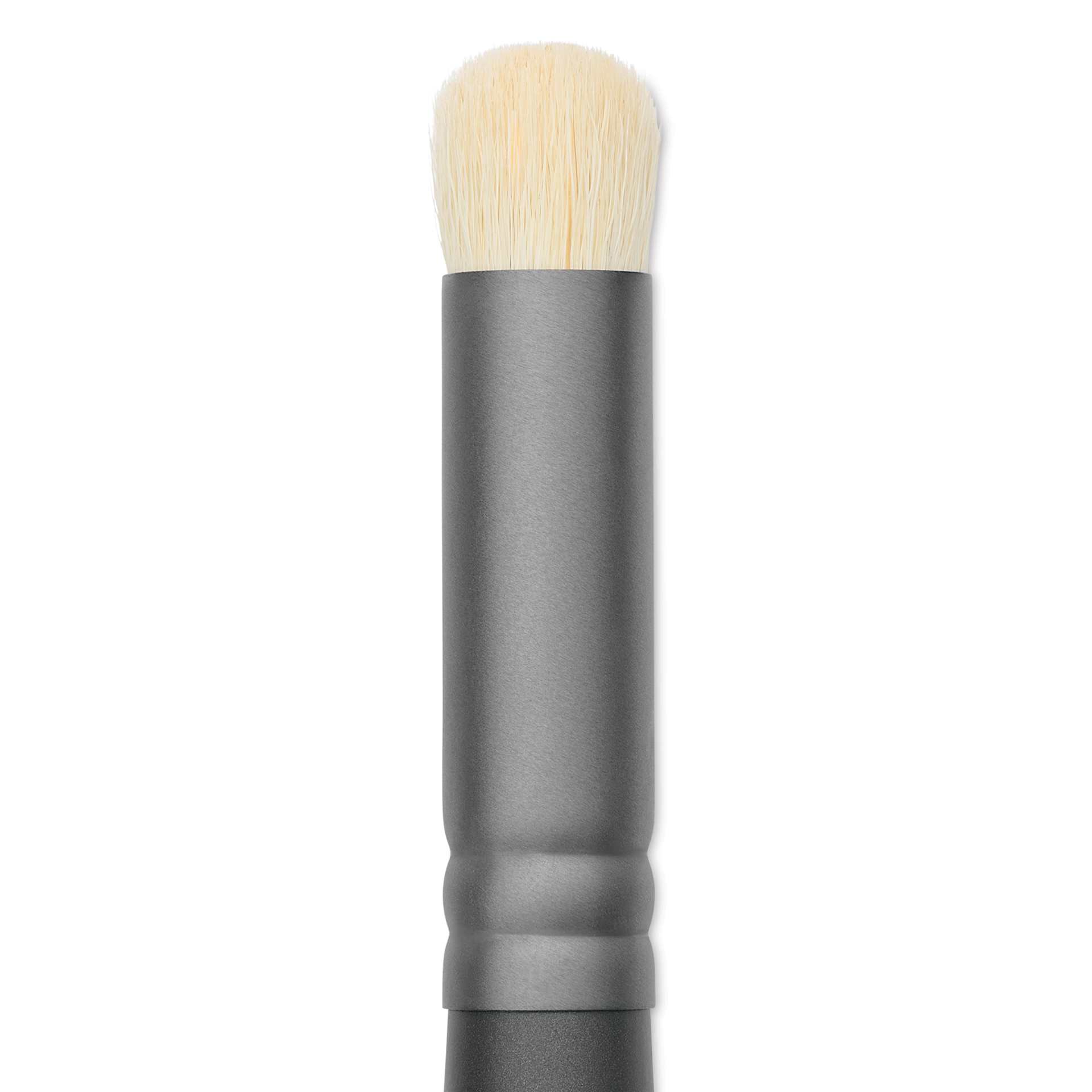Vallejo Natural White Goat Hair Dry Brush - Large, close up