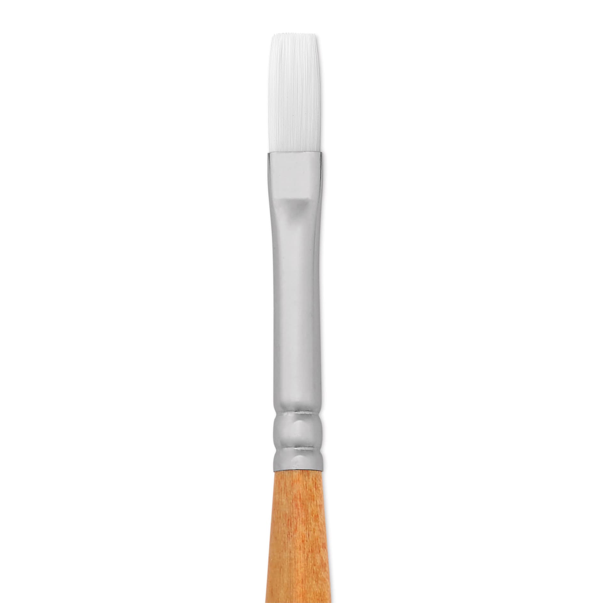Utrecht Series 300 White Taklon Brush - Flat, Size 1