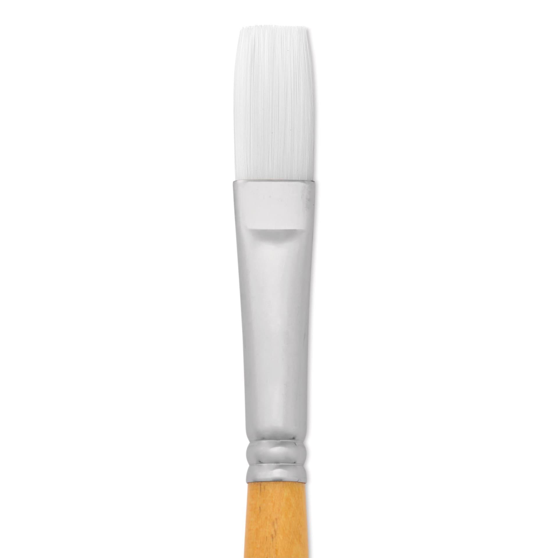 Utrecht Series 300 White Taklon Brush - Flat, Size 8