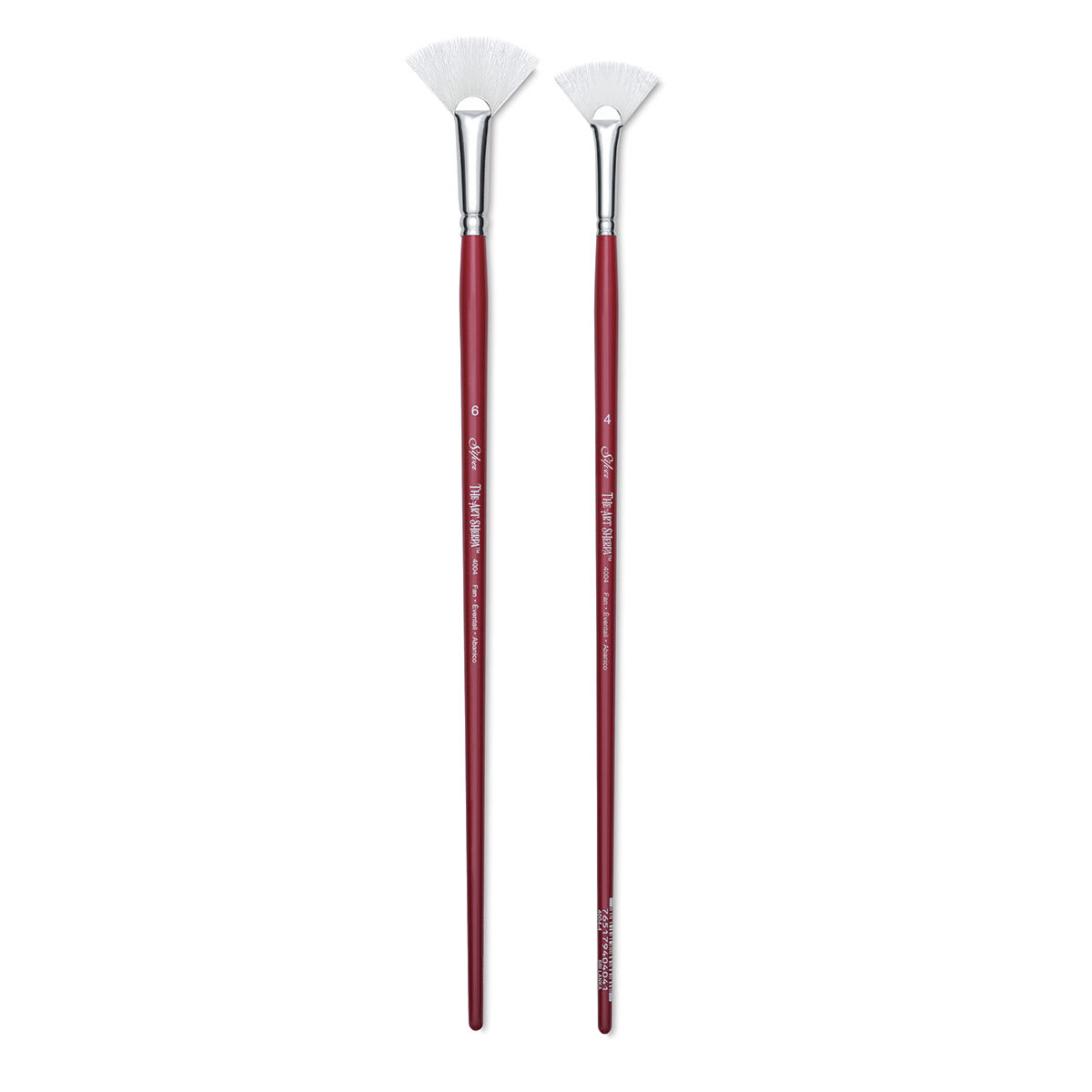 Silver Brush Art Sherpa White Synthetic Brush (full length)