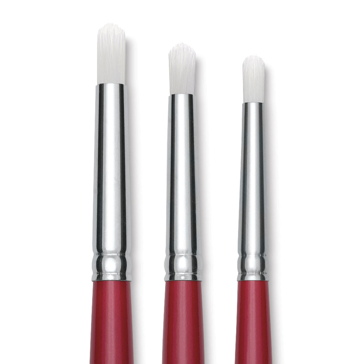 Silver Brush Art Sherpa Cloud Synthetic Brushes (close-up)