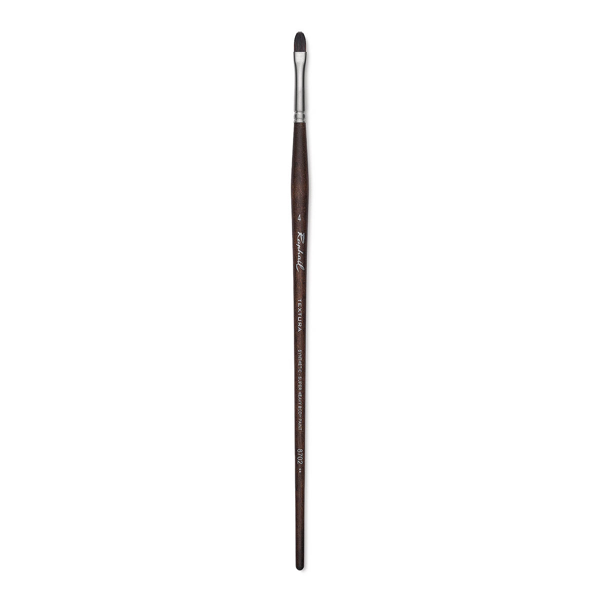 Raphaël Textura Brush - Filbert, Size 4, Long Handle