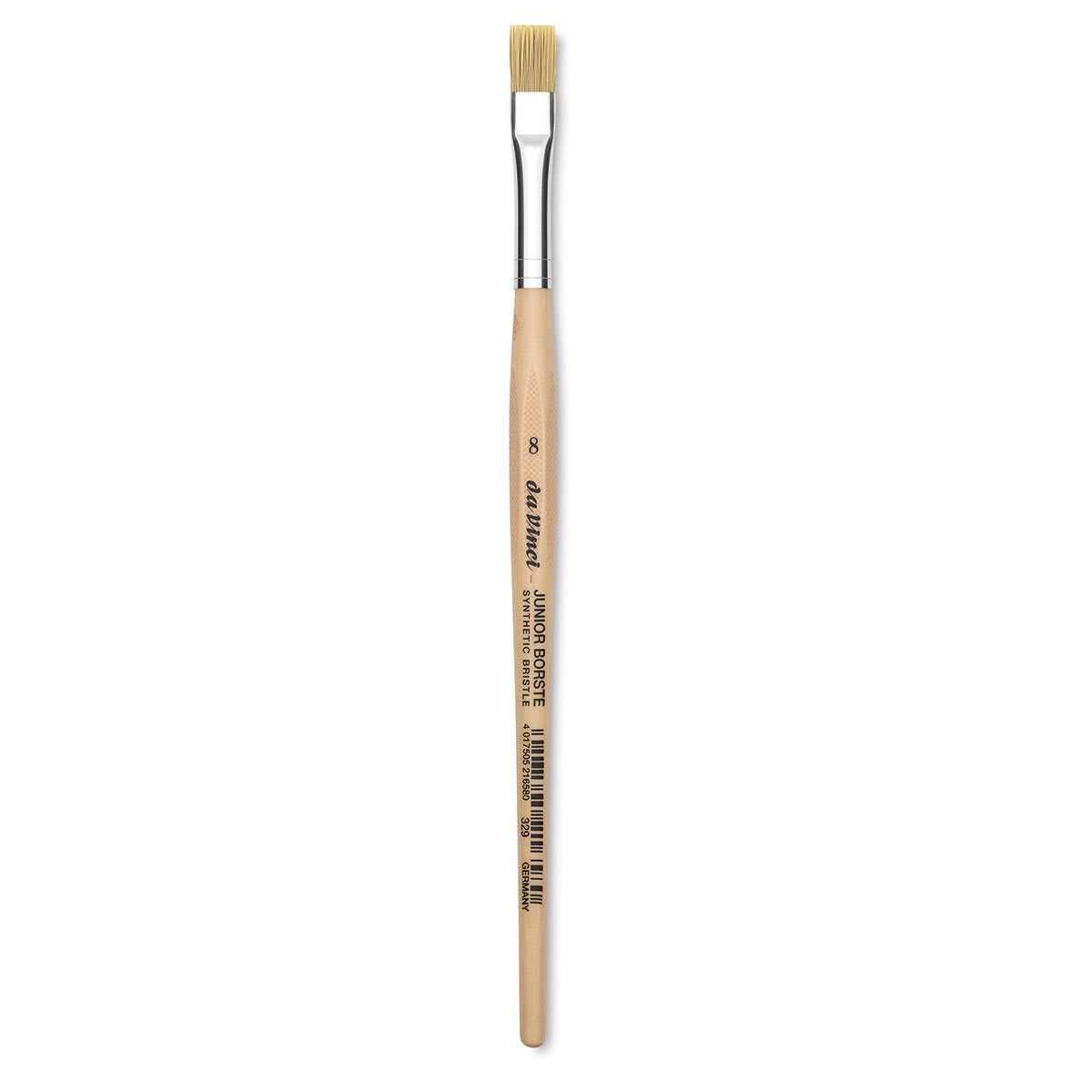 Da Vinci Junior Synthetic Bristle Brush - Flat, Size 8