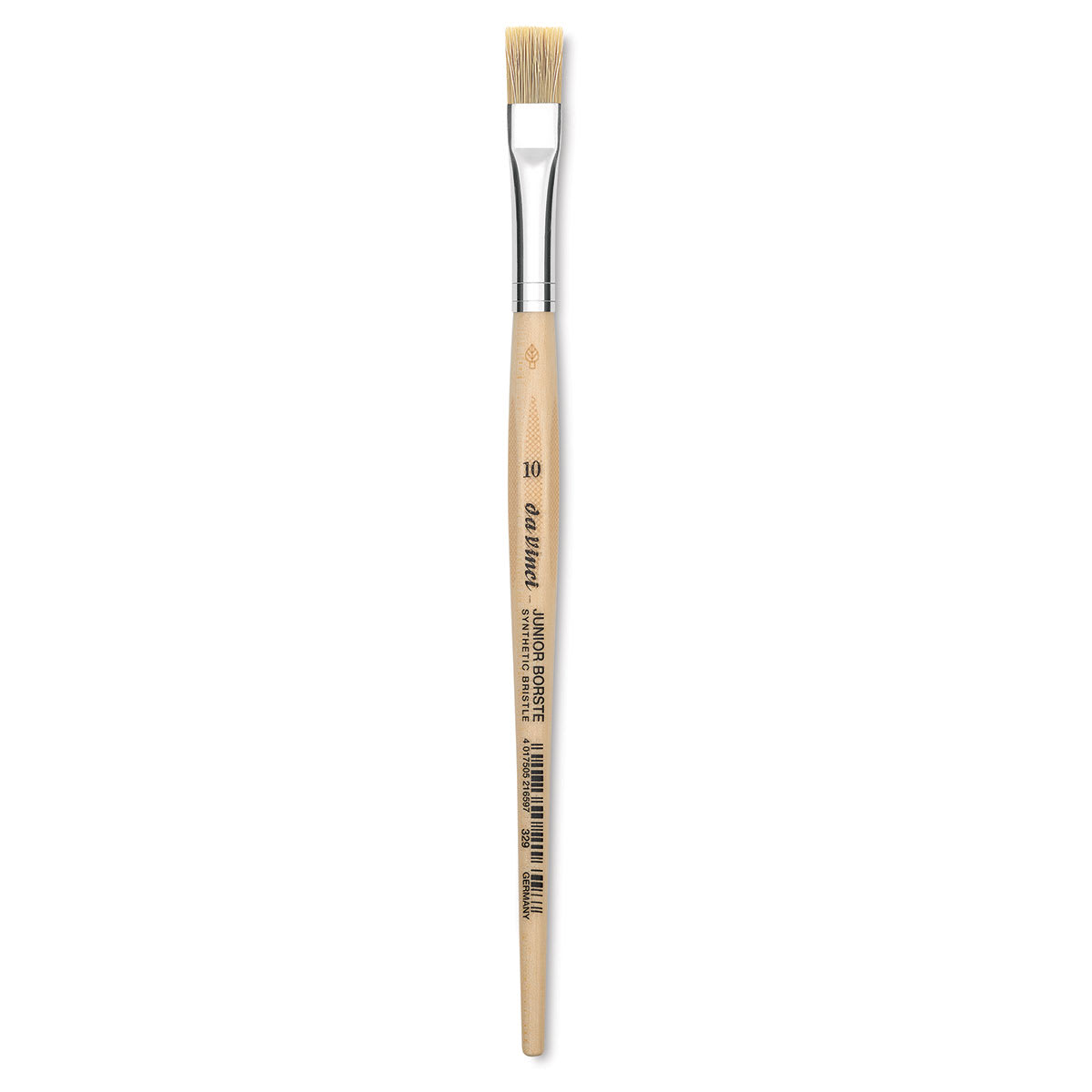 Da Vinci Junior Synthetic Bristle Brush - Flat, Size 10