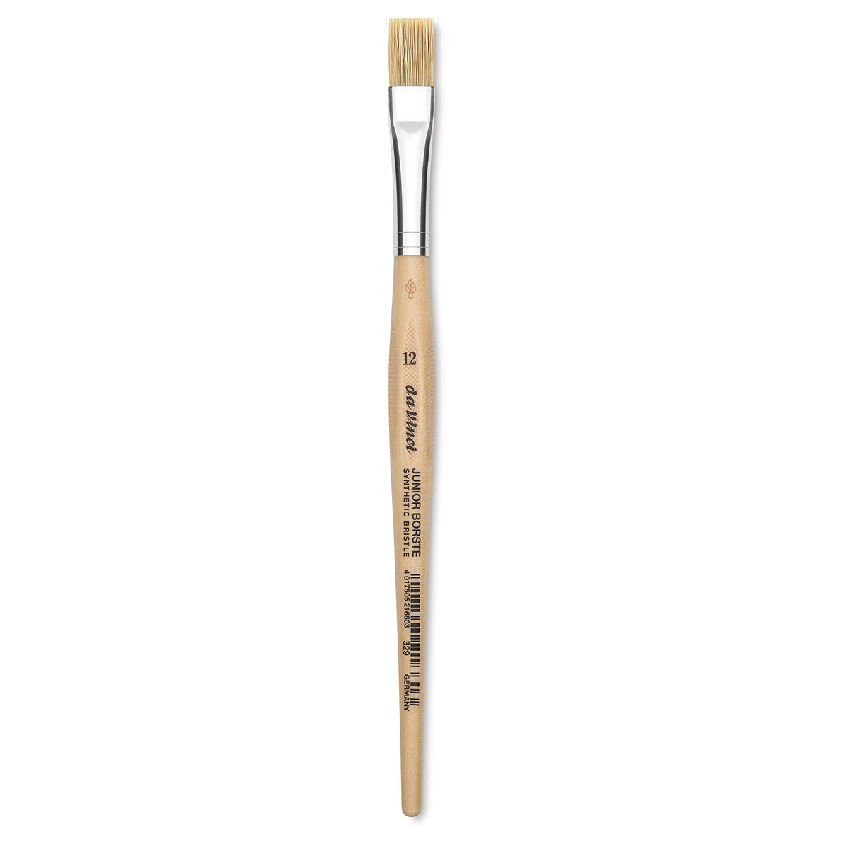 Da Vinci Junior Synthetic Bristle Brush - Flat, Size 12