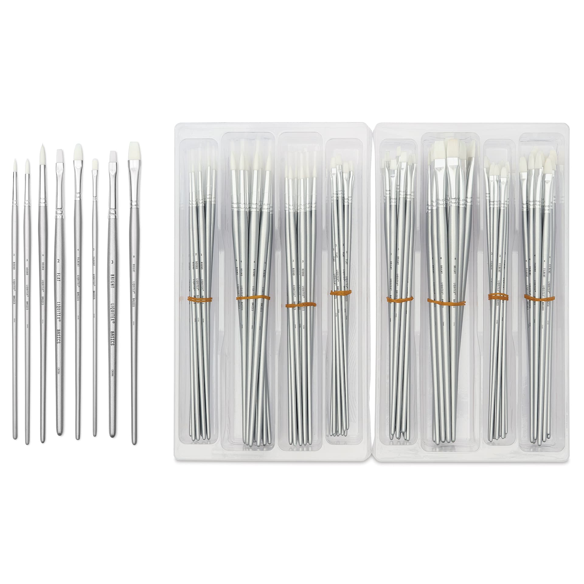 Liquitex Basics Synthetic Brushes - Class Pack of 96