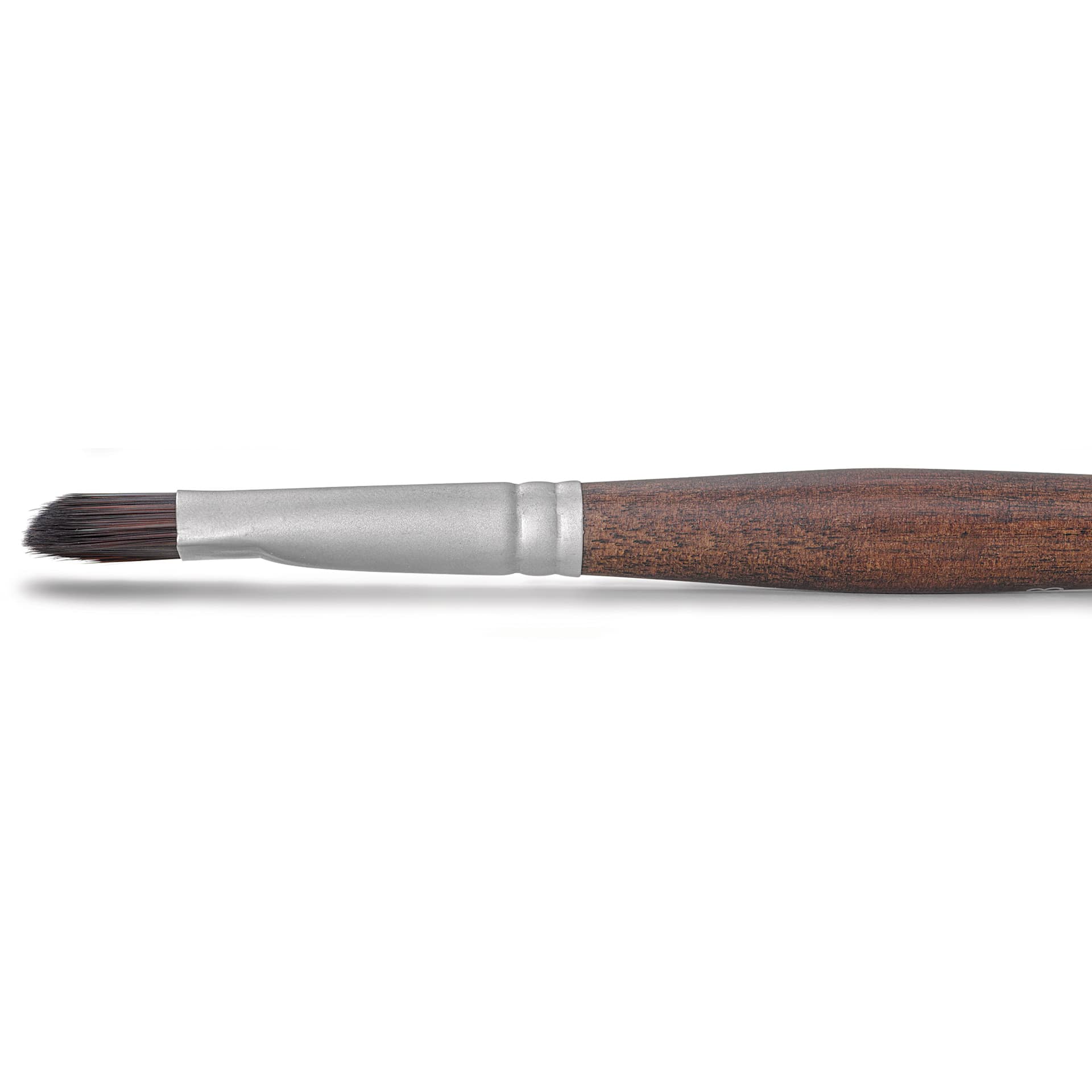 Raphaël Textura Brush - D-Brush, Size 8, Long Handle side view