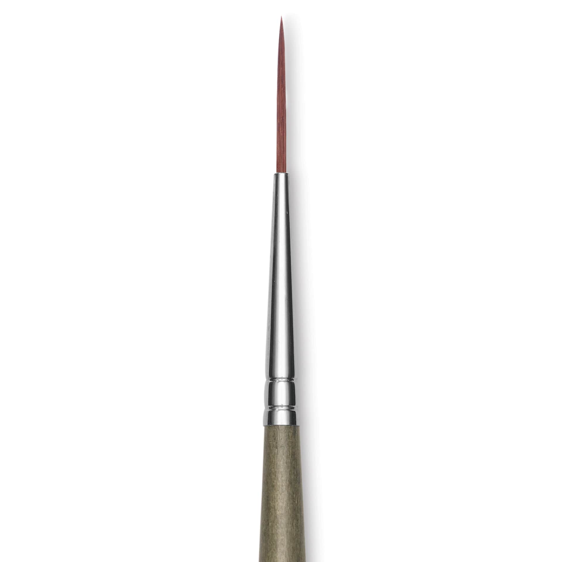 Da Vinci Forte Synthetic Brush - Liner, Short Handle, Size 1, close-up