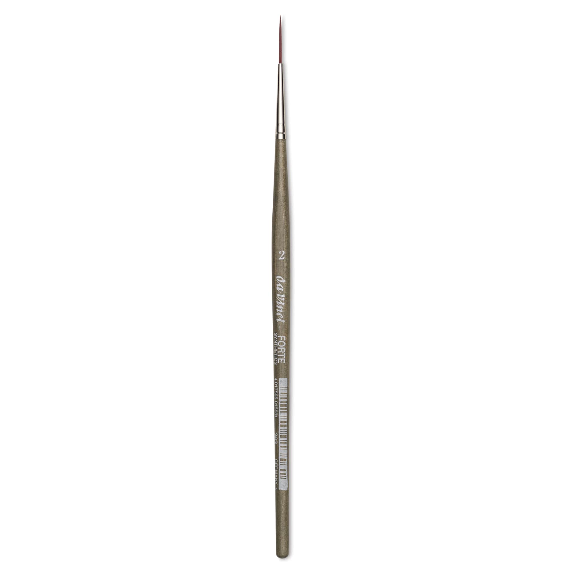 Da Vinci Forte Synthetic Brush - Liner, Short Handle, Size 2