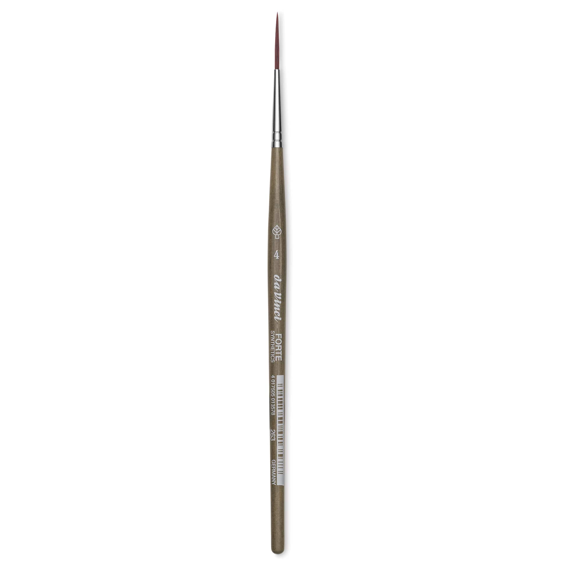Da Vinci Forte Synthetic Brush - Liner, Short Handle, Size 4
