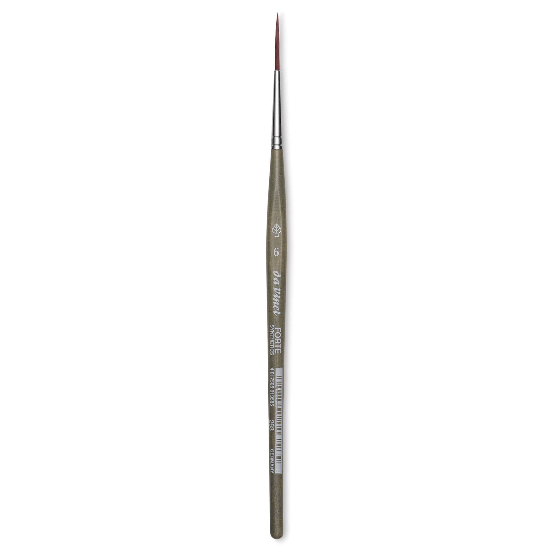 Da Vinci Forte Synthetic Brush - Liner, Short Handle, Size 6