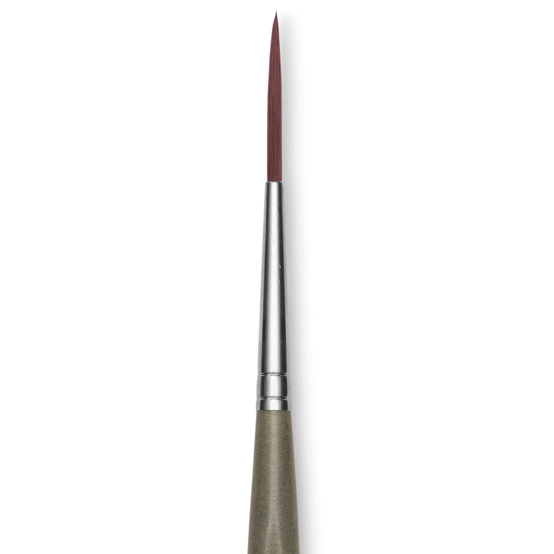 Da Vinci Forte Synthetic Brush - Liner, Short Handle, Size 6, close-up