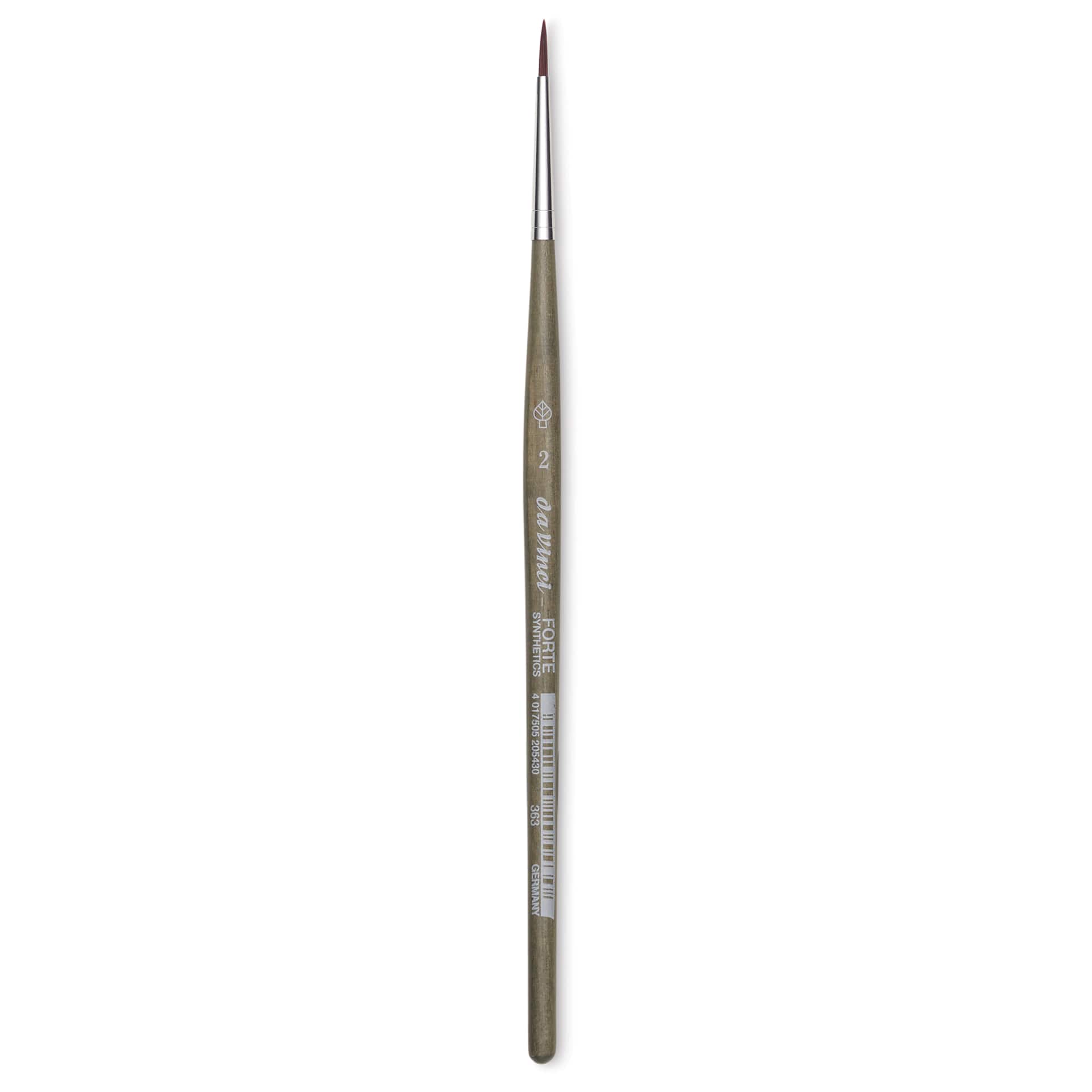 Da Vinci Forte Synthetic Brush - Round, Short Handle, Size 2