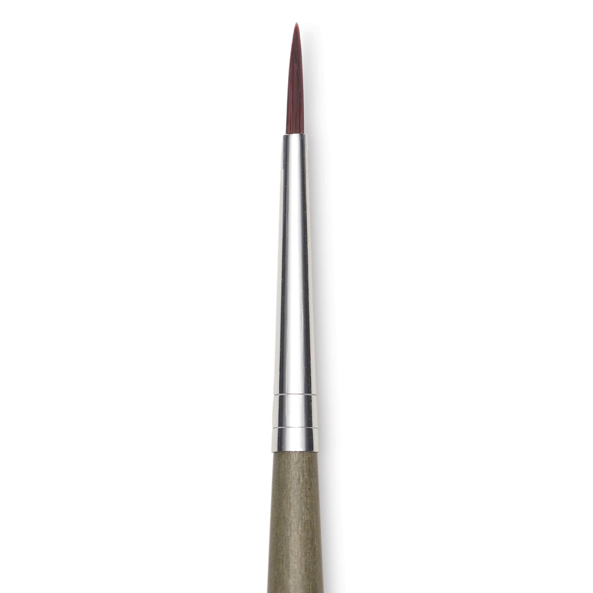 Da Vinci Forte Synthetic Brush - Round, Short Handle, Size 2, close-up