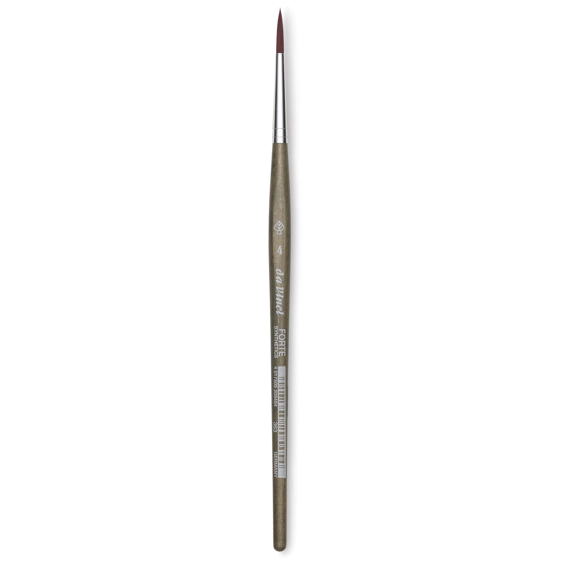 Da Vinci Forte Synthetic Brush - Round, Short Handle, Size 4