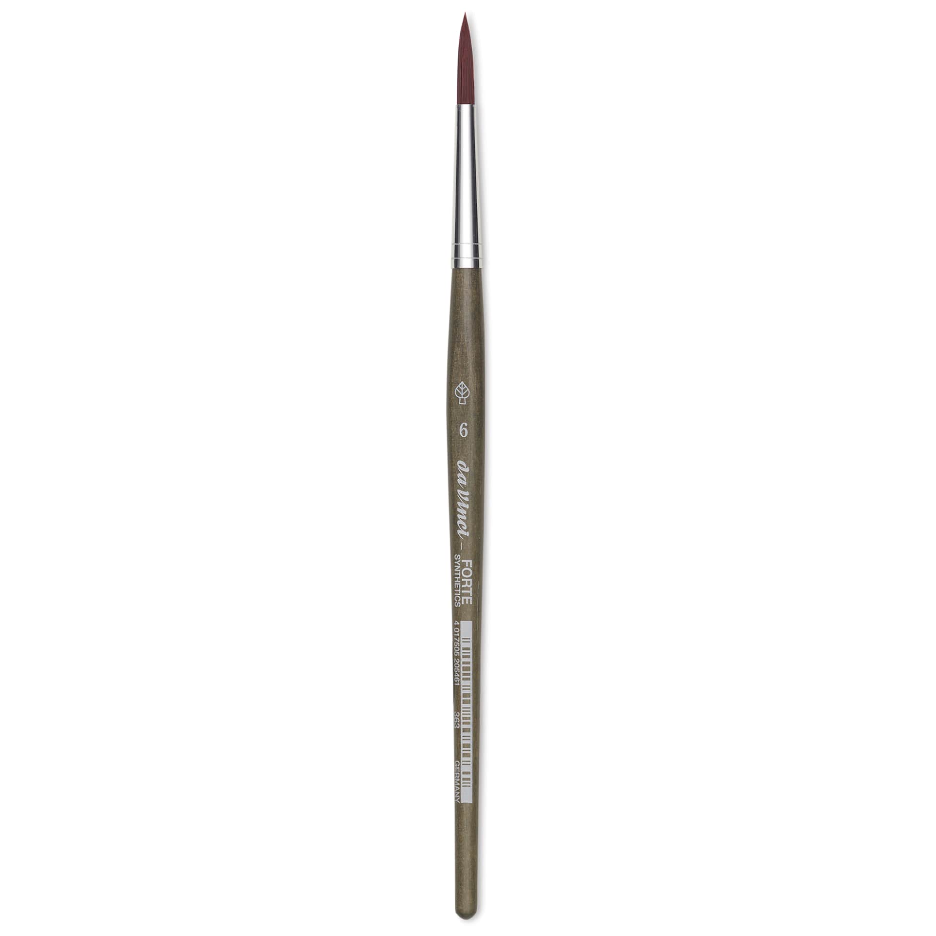 Da Vinci Forte Synthetic Brush - Round, Short Handle, Size 6