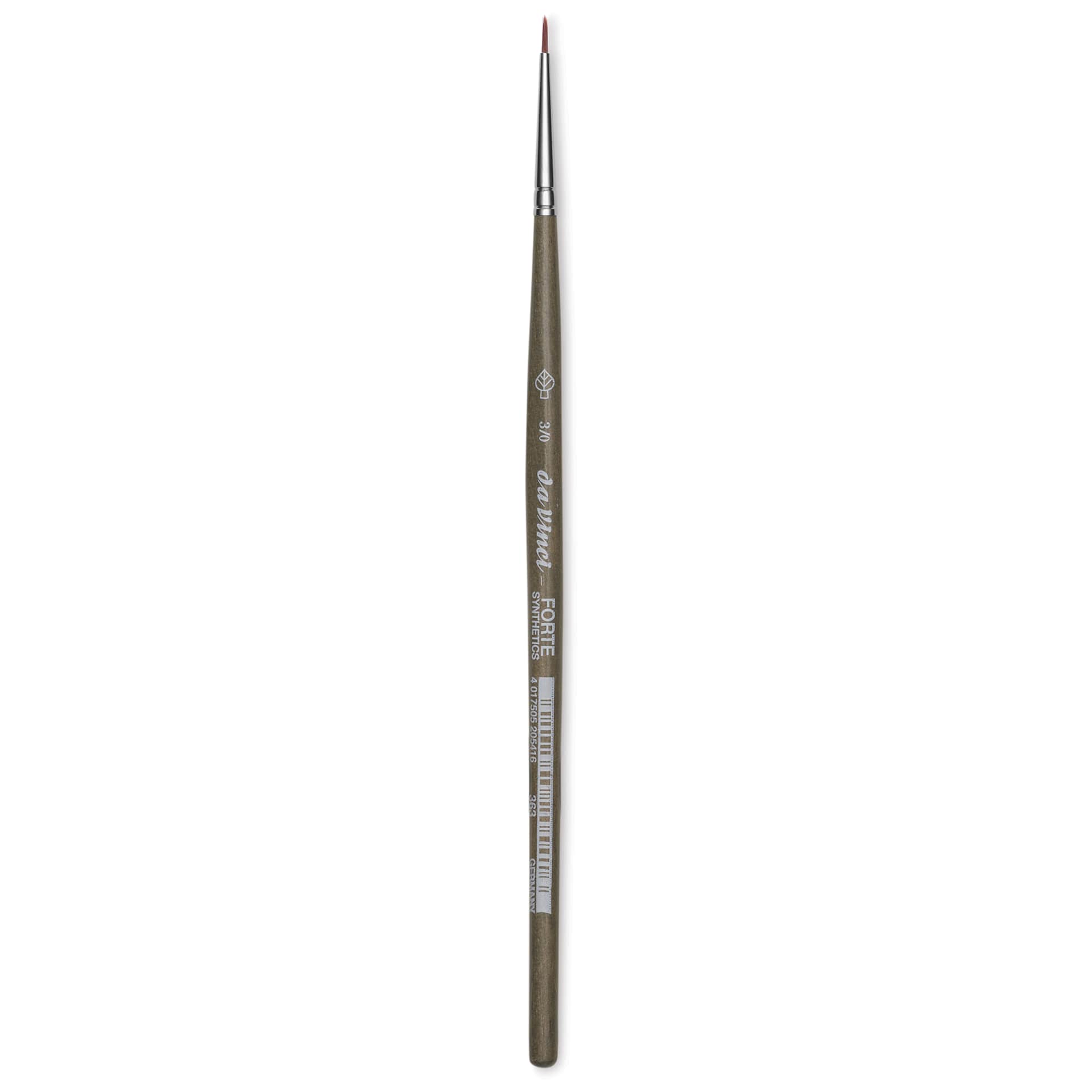 Da Vinci Forte Synthetic Brush - Round, Short Handle, Size 3/0
