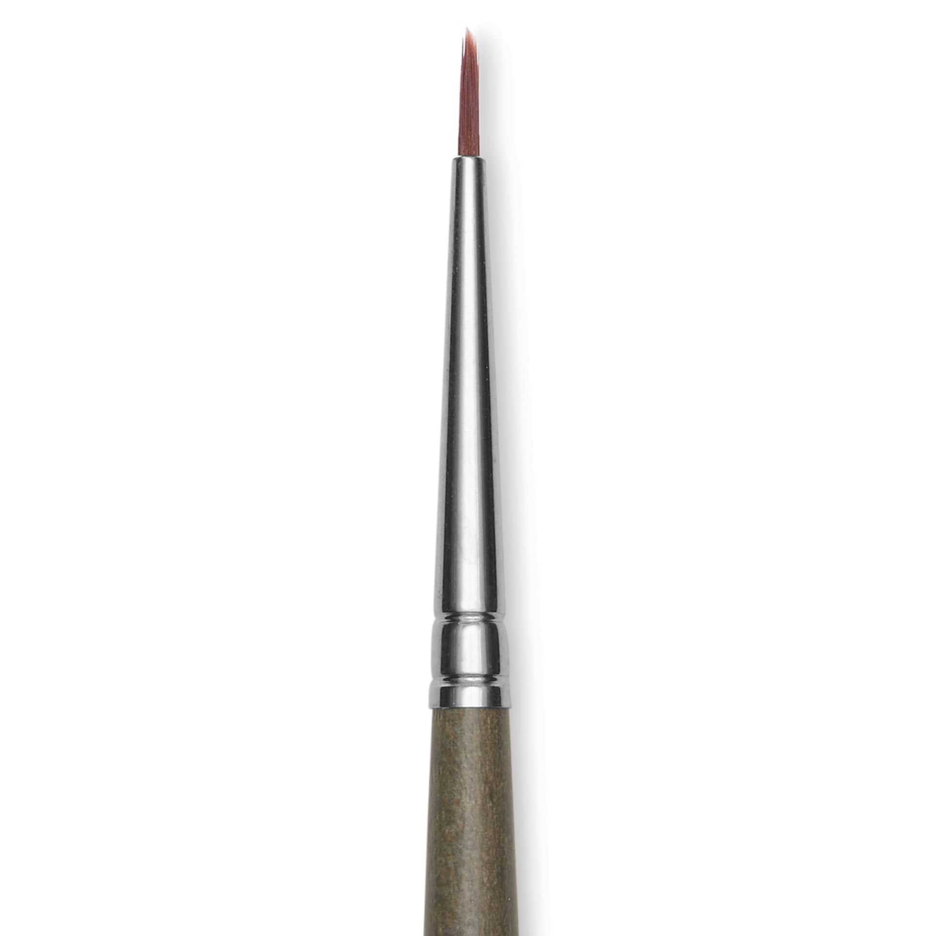 Da Vinci Forte Synthetic Brush - Round, Short Handle, Size 3/0, close-up
