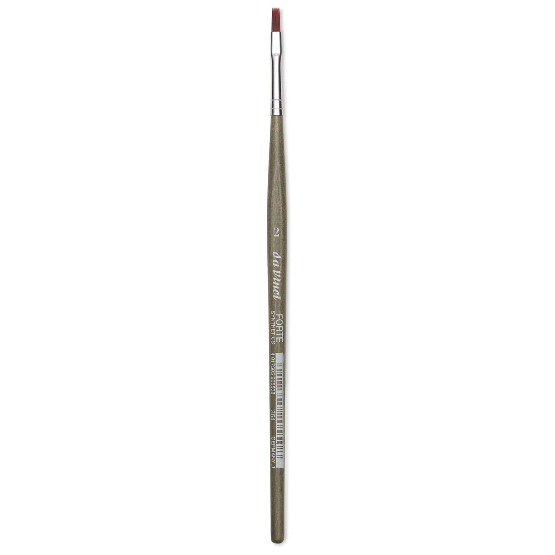 Da Vinci Forte Synthetic Brush - Bright, Short Handle, Size 2