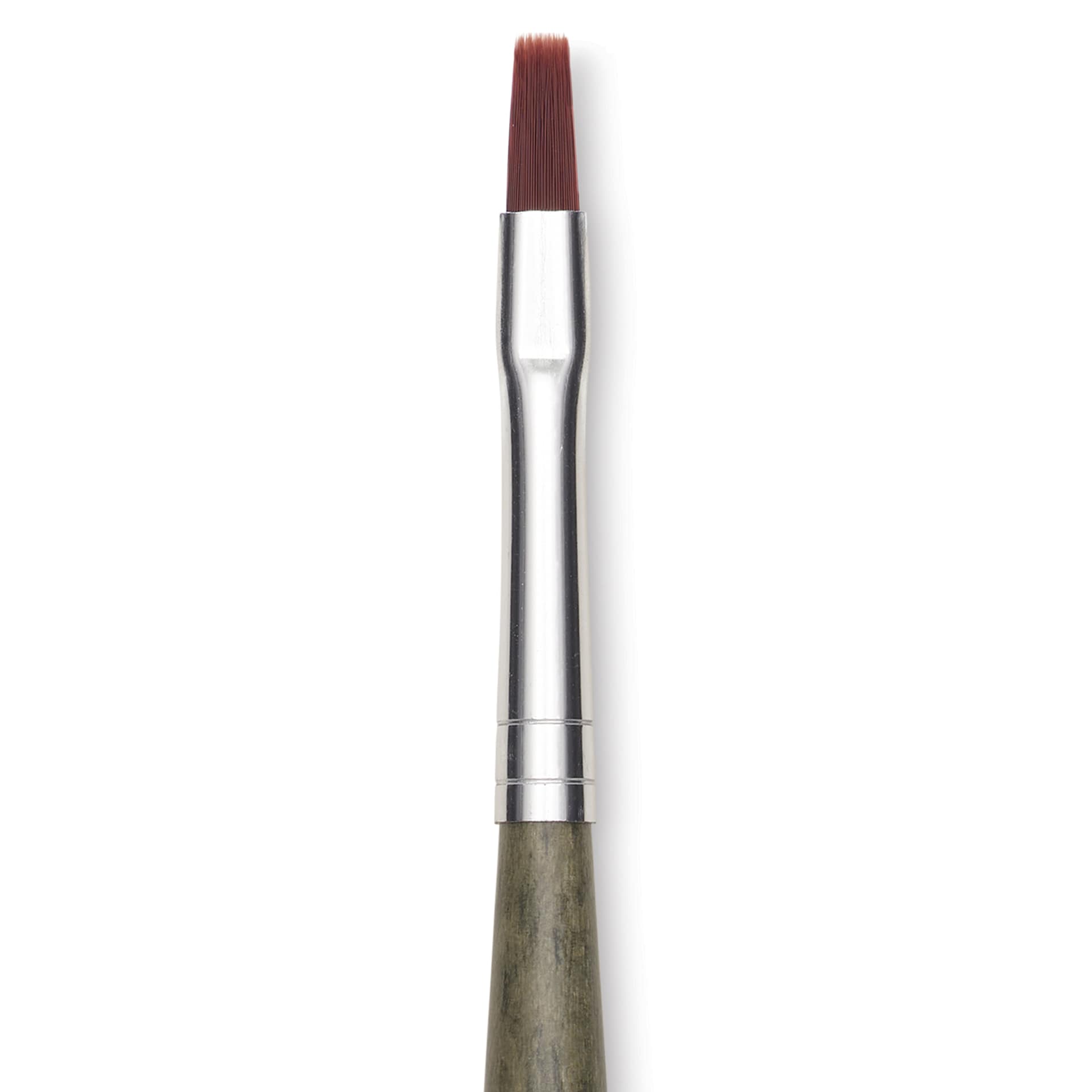 Da Vinci Forte Synthetic Brush - Bright, Short Handle, Size 4, close up