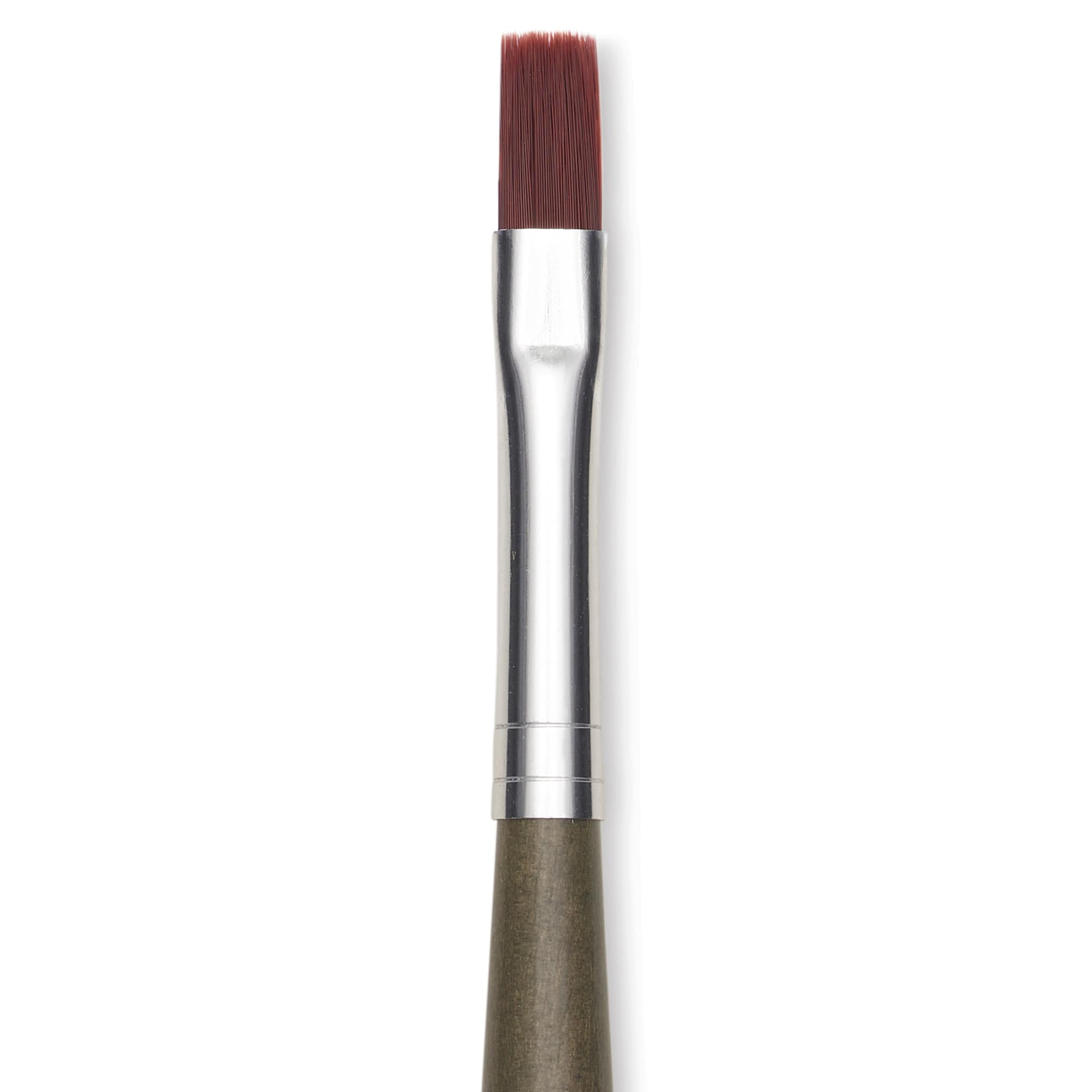 Da Vinci Forte Synthetic Brush - Bright, Short Handle, Size 6, close-up