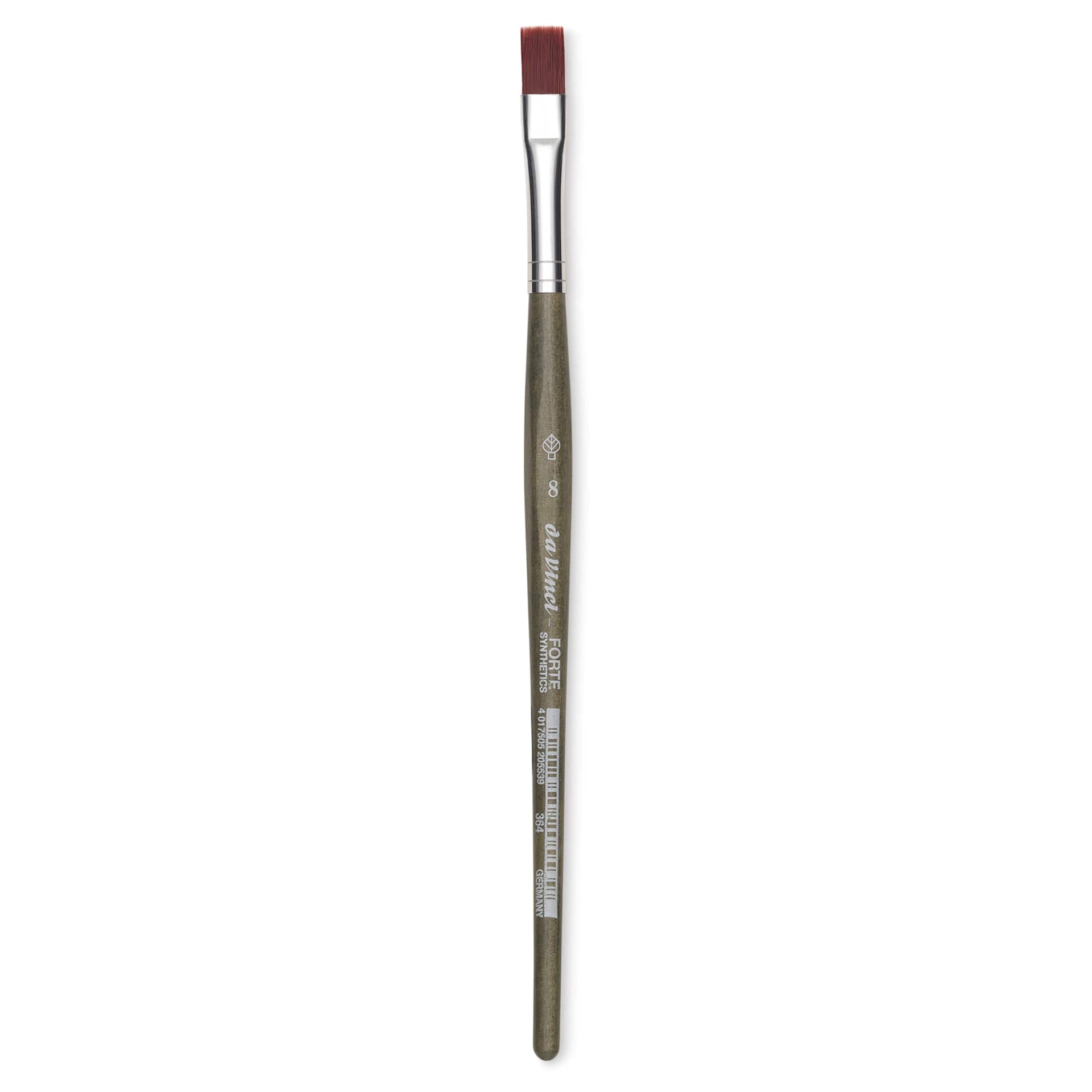 Da Vinci Forte Synthetic Brush - Bright, Short Handle, Size 8