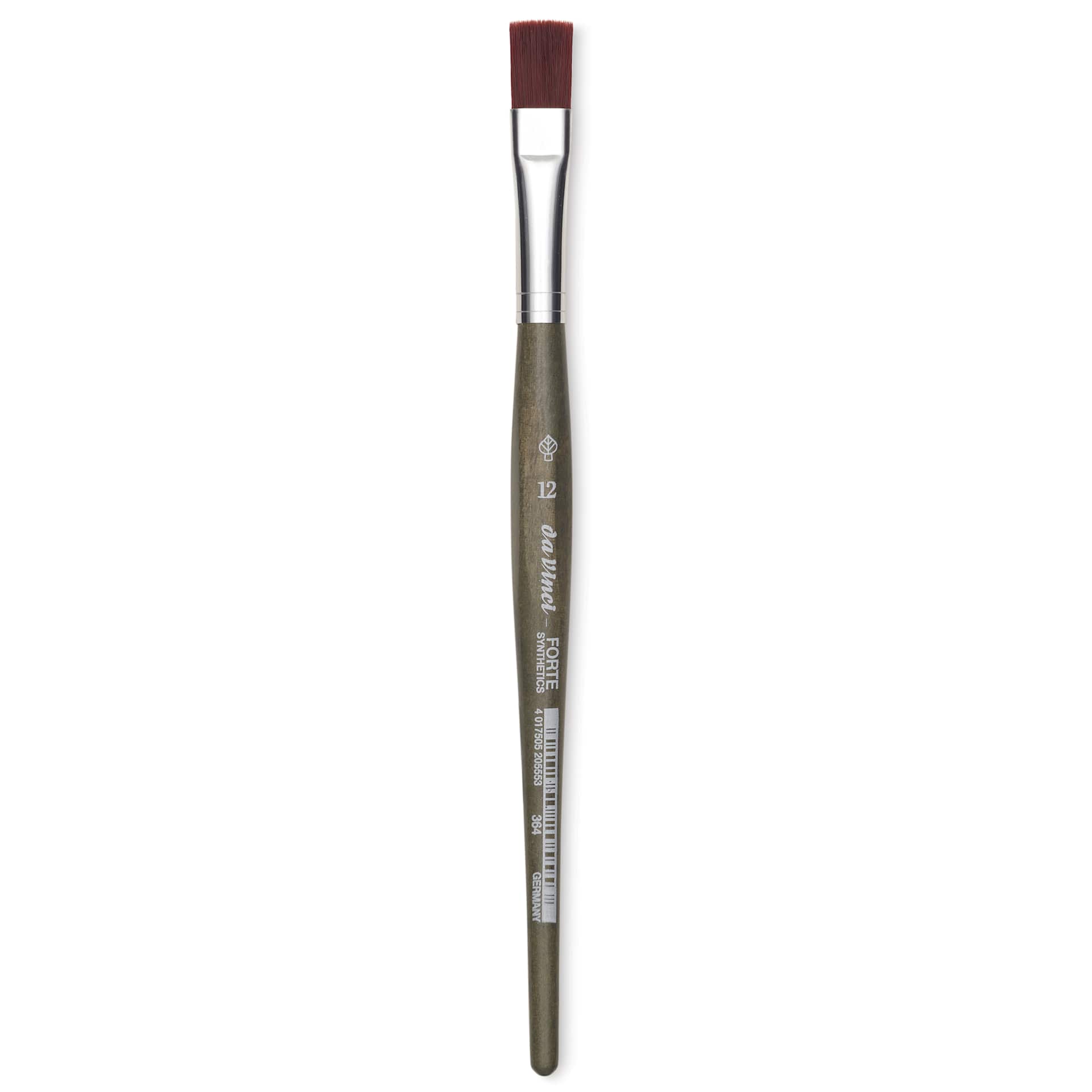 Da Vinci Forte Synthetic Brush - Bright, Short Handle, Size 12