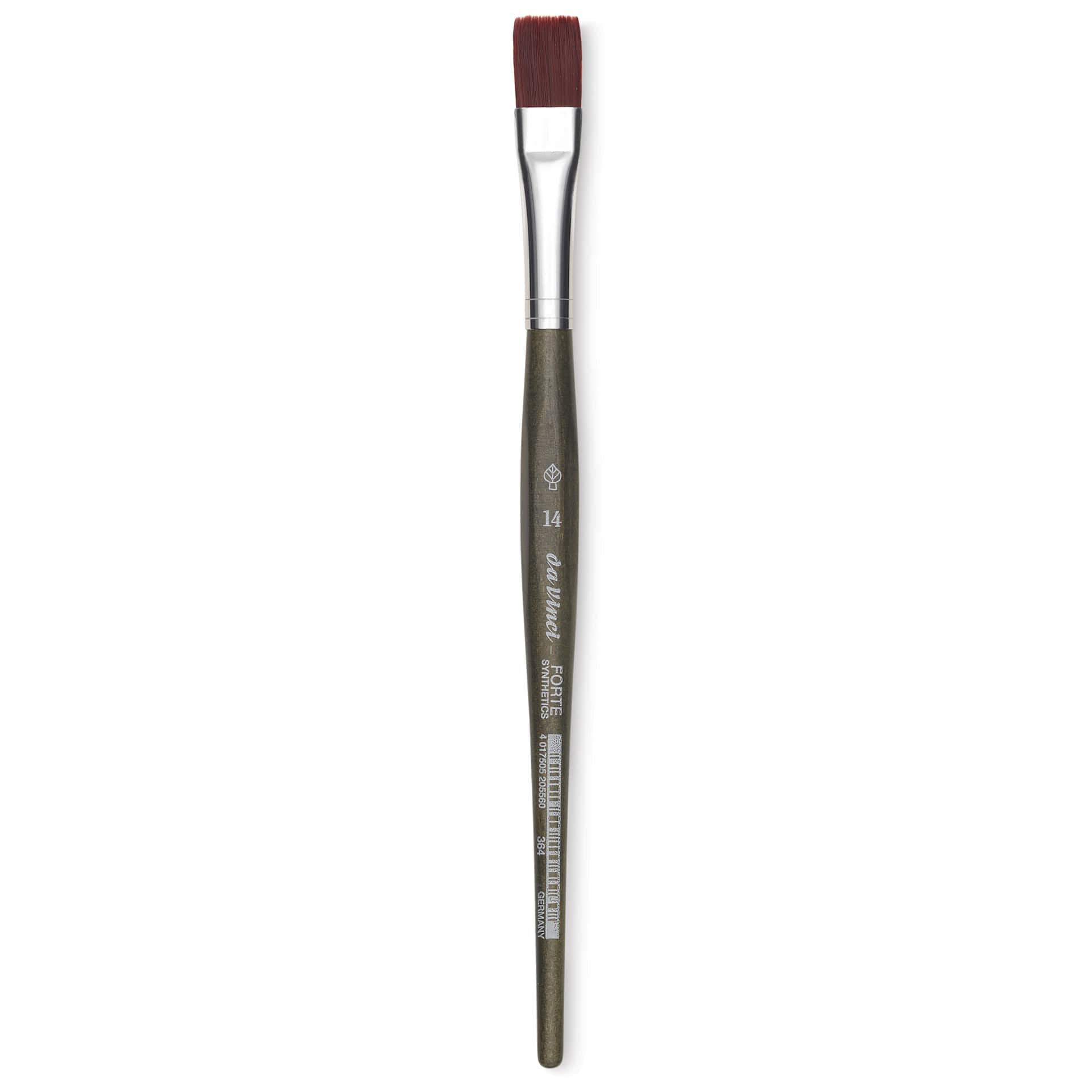 Da Vinci Forte Synthetic Brush - Bright, Short Handle, Size 14