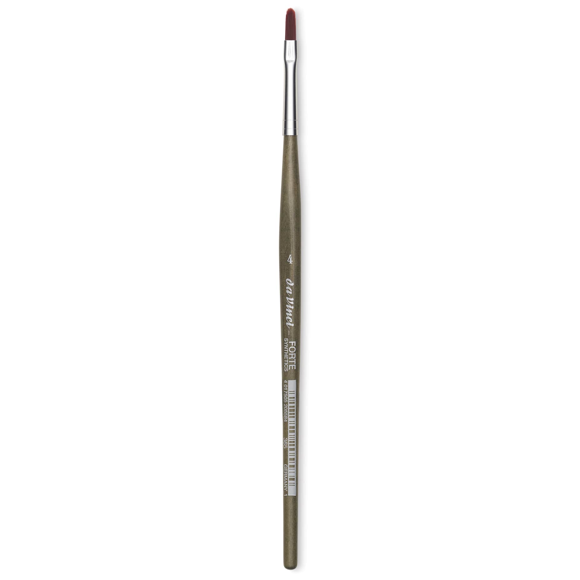 Da Vinci Forte Synthetic Brush - Filbert, Short Handle, Size 4