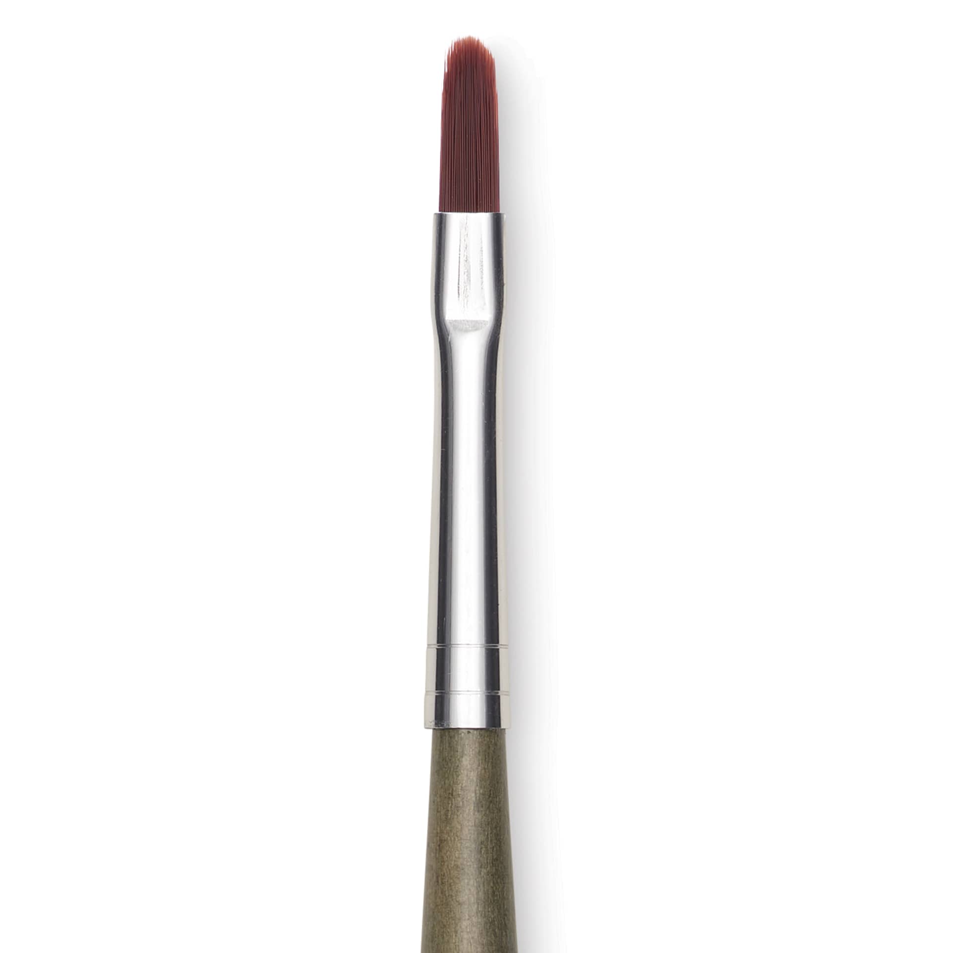 Da Vinci Forte Synthetic Brush - Filbert, Short Handle, Size 4, close-up