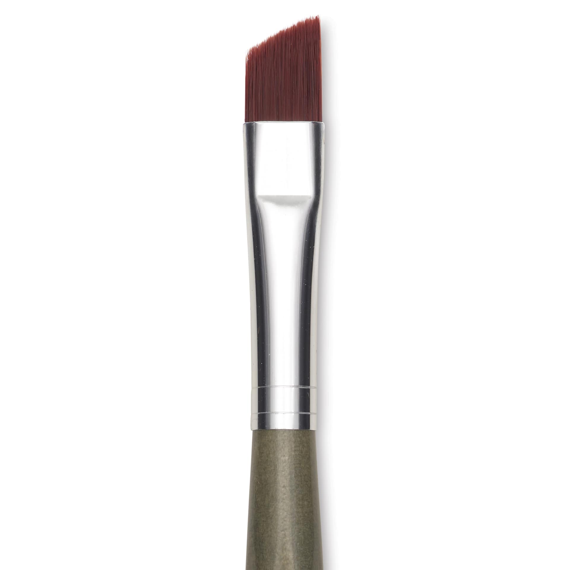 Da Vinci Forte Synthetic Brush - Slant, Short Handle, Size 12, close-up