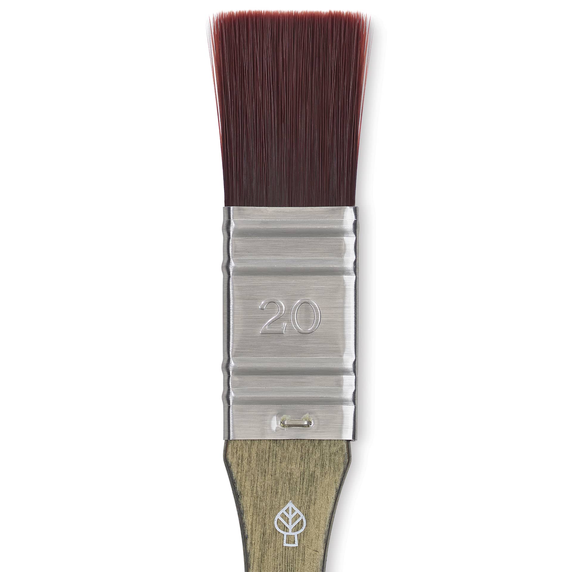Da Vinci Forte Synthetic Brush - Mottler, Short Handle, Size 20, close-up