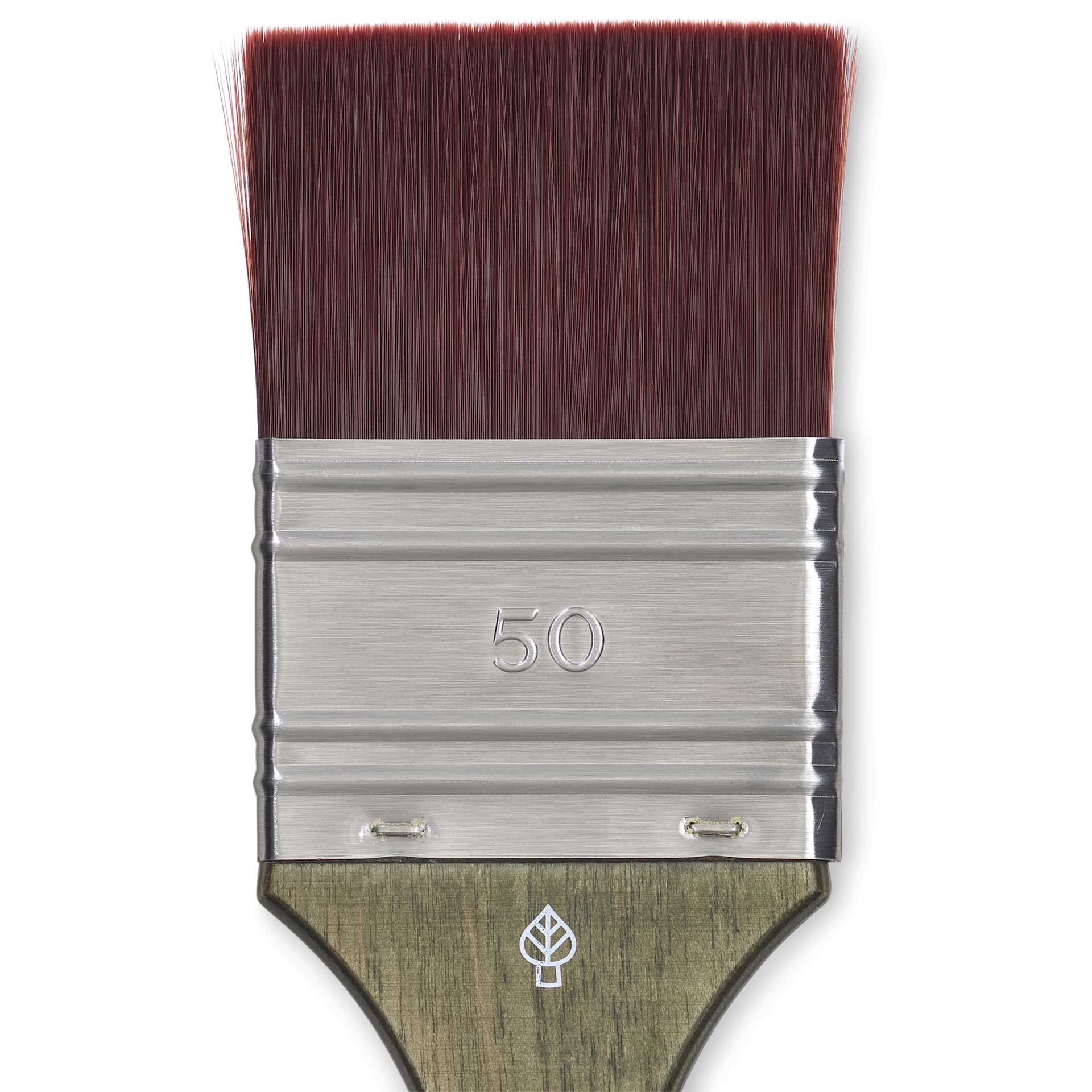 Da Vinci Forte Synthetic Brush - Mottler, Short Handle, Size 50, close-up