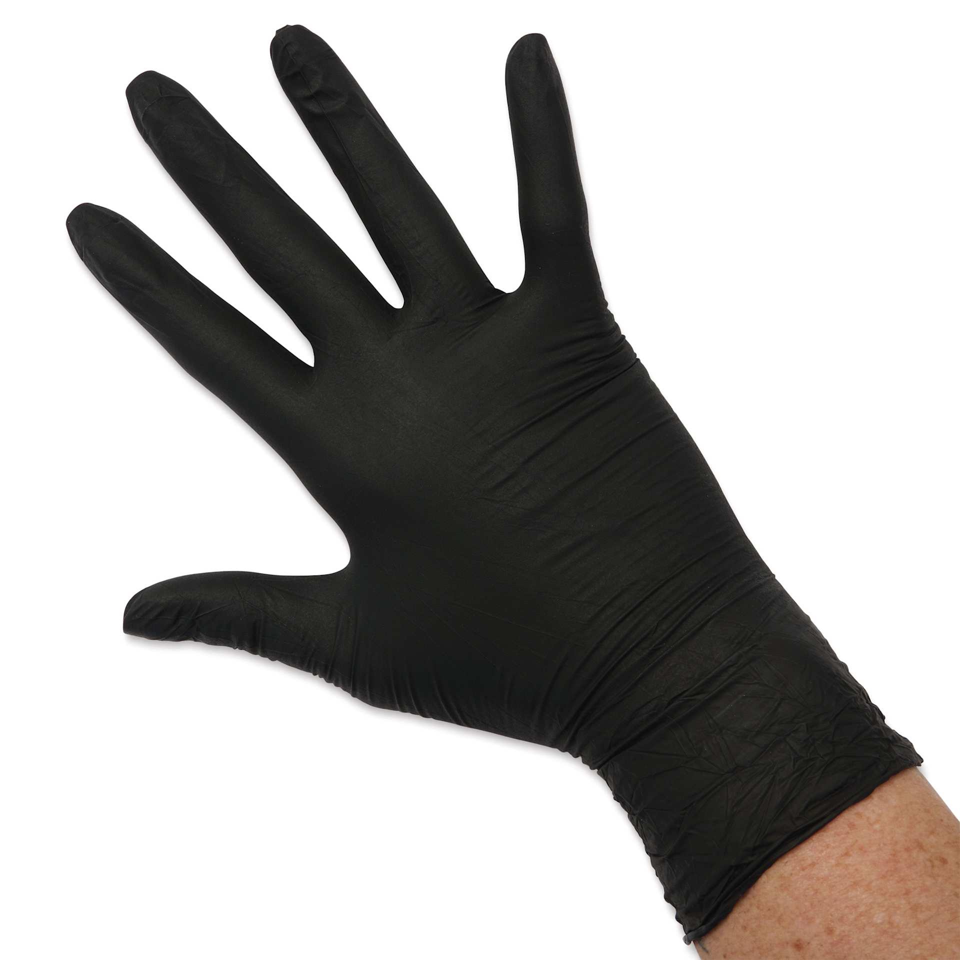 Montana Nitrile Gloves - Small, Pkg of 100 Pairs, hand inside single glove