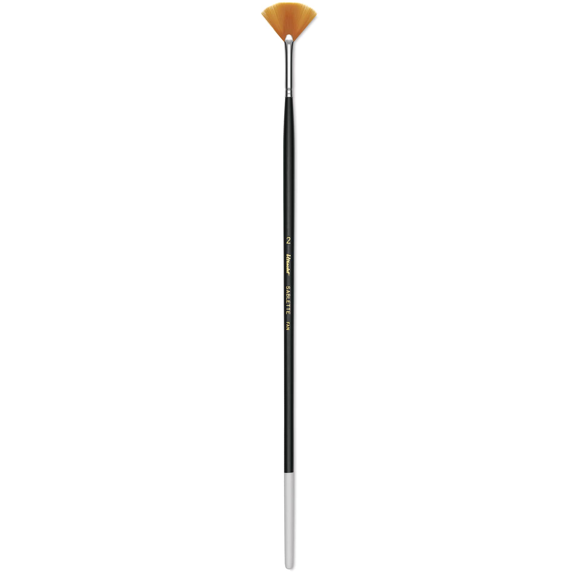 Utrecht Synthetic Sablette Brush - Long Handle, Fan, Size 2