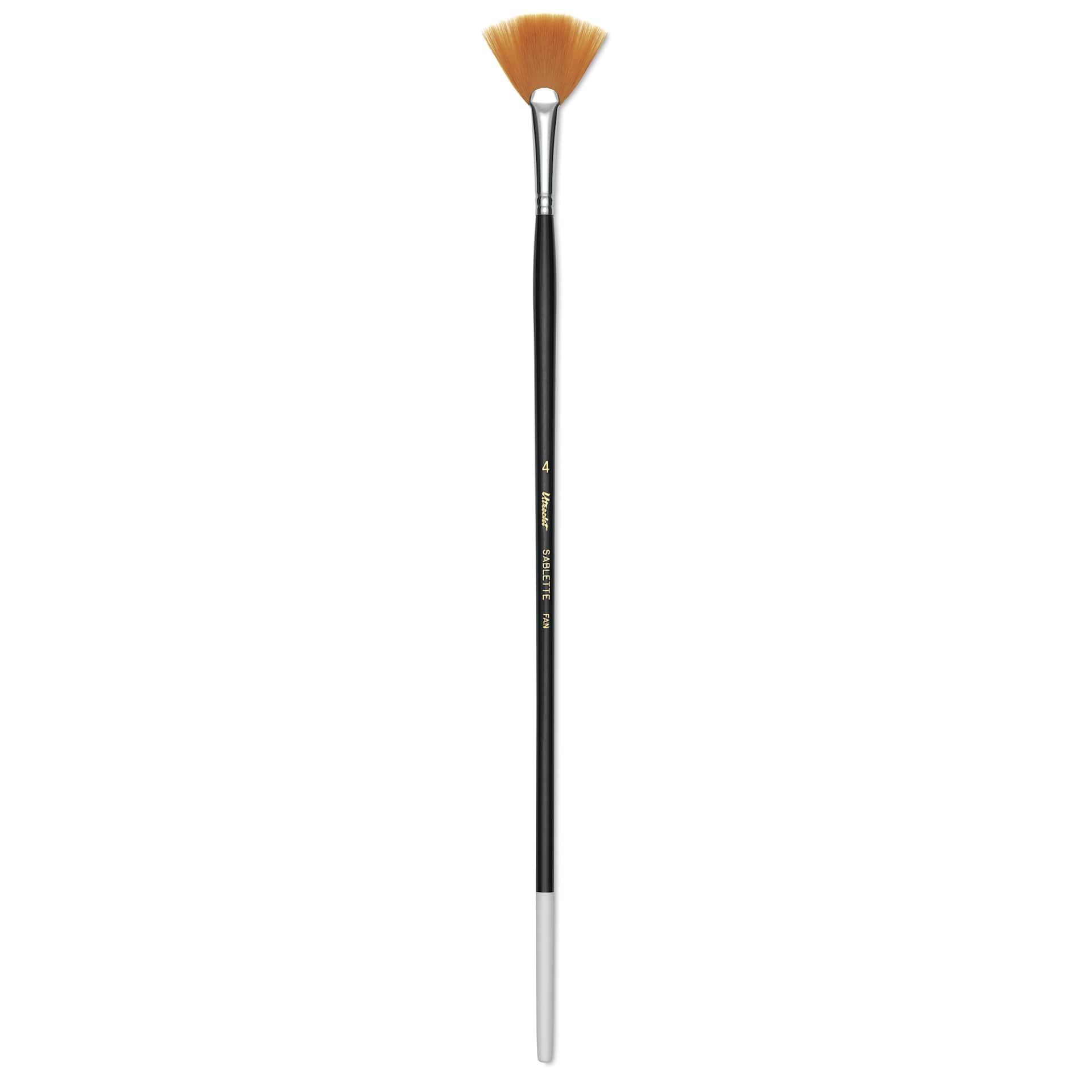 Utrecht Synthetic Sablette Brush - Long Handle, Fan, Size 4