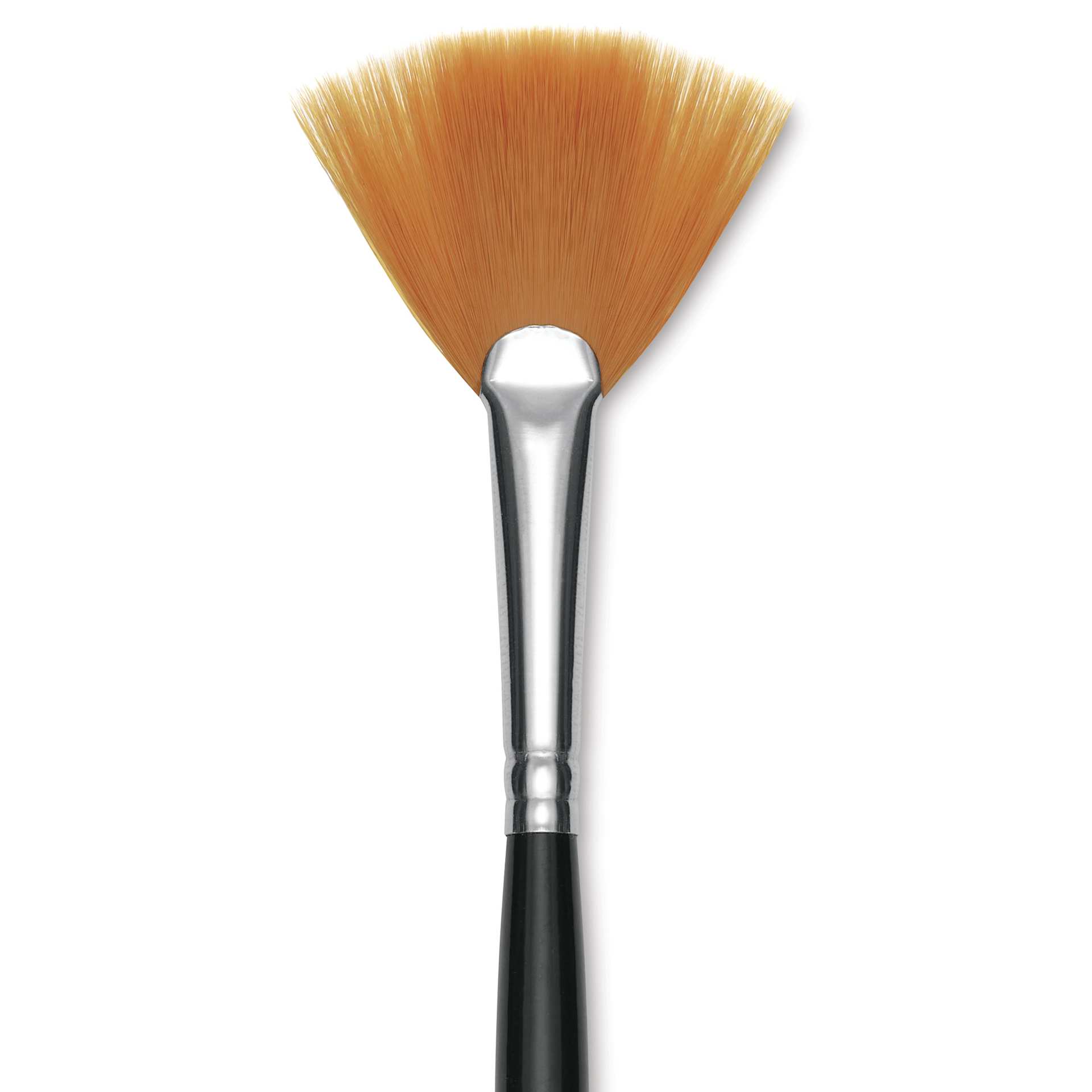 Utrecht Synthetic Sablette Brush - Long Handle, Fan, Size 4, close-up