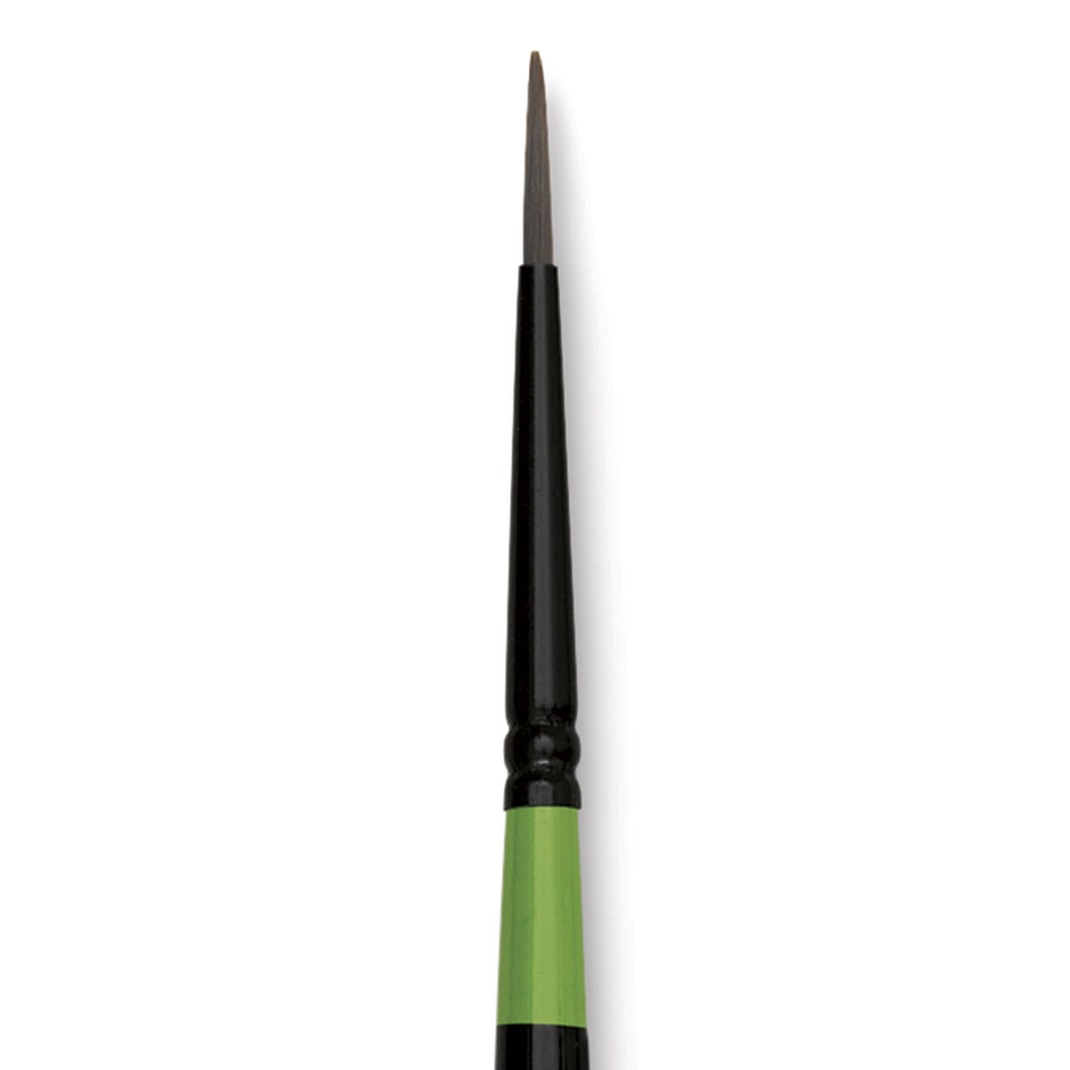 Utrecht Manglon Synthetic Brush-Round, Size 4, Long Handle close-up