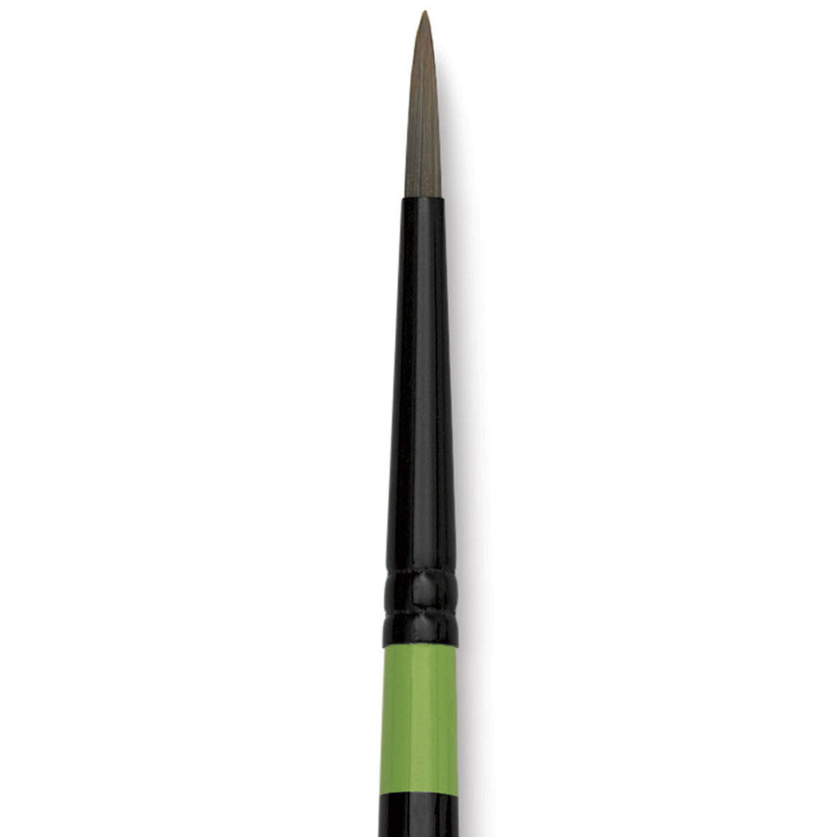 Utrecht Manglon Synthetic Brush-Round, Size 8, Long Handle close-up