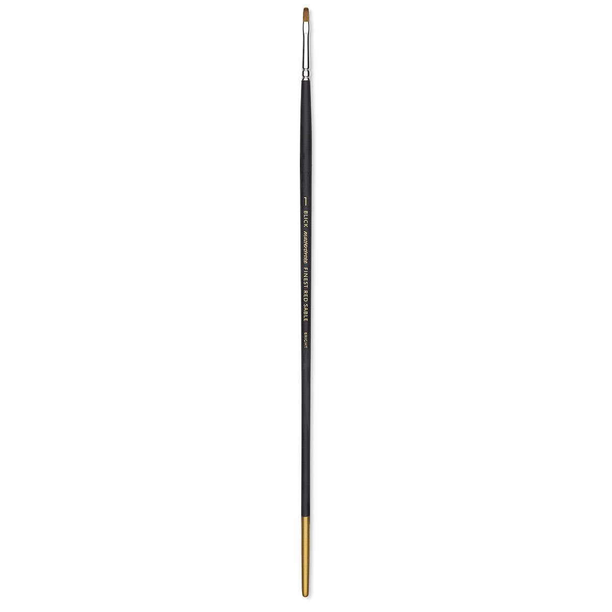 Blick Masterstroke Finest Red Sable Brush - Bright, Size 1, Long Handle