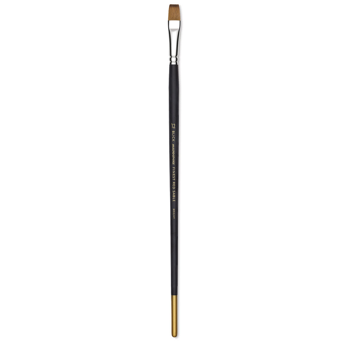 Blick Masterstroke Finest Red Sable Brush - Bright, Size 12, Long Handle