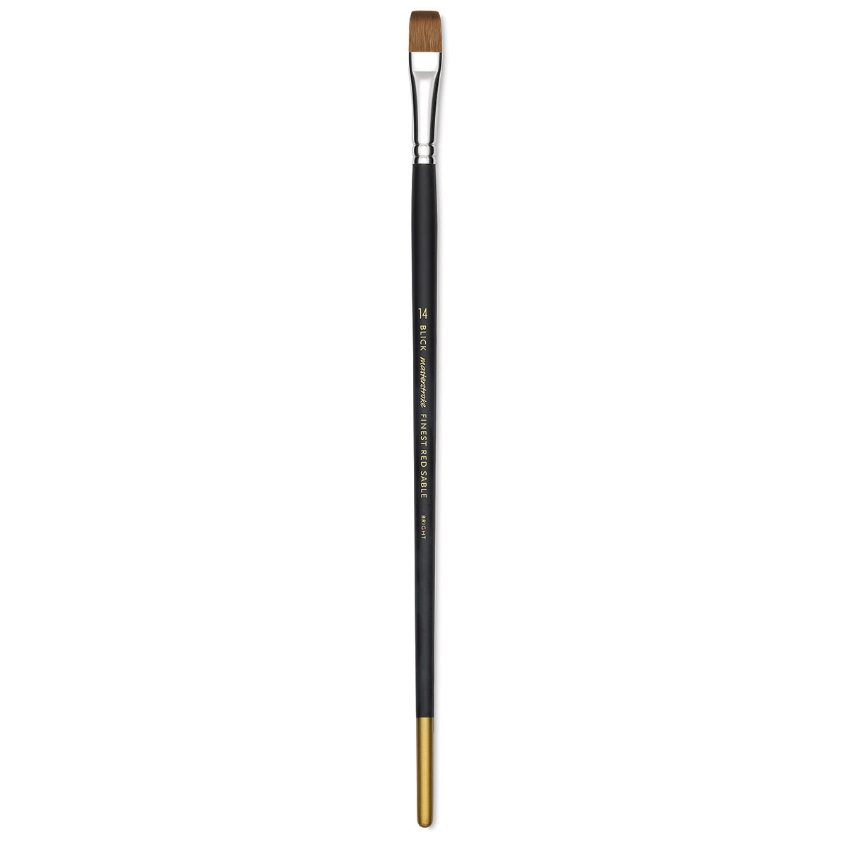 Blick Masterstroke Finest Red Sable Brush - Bright, Size 14, Long Handle