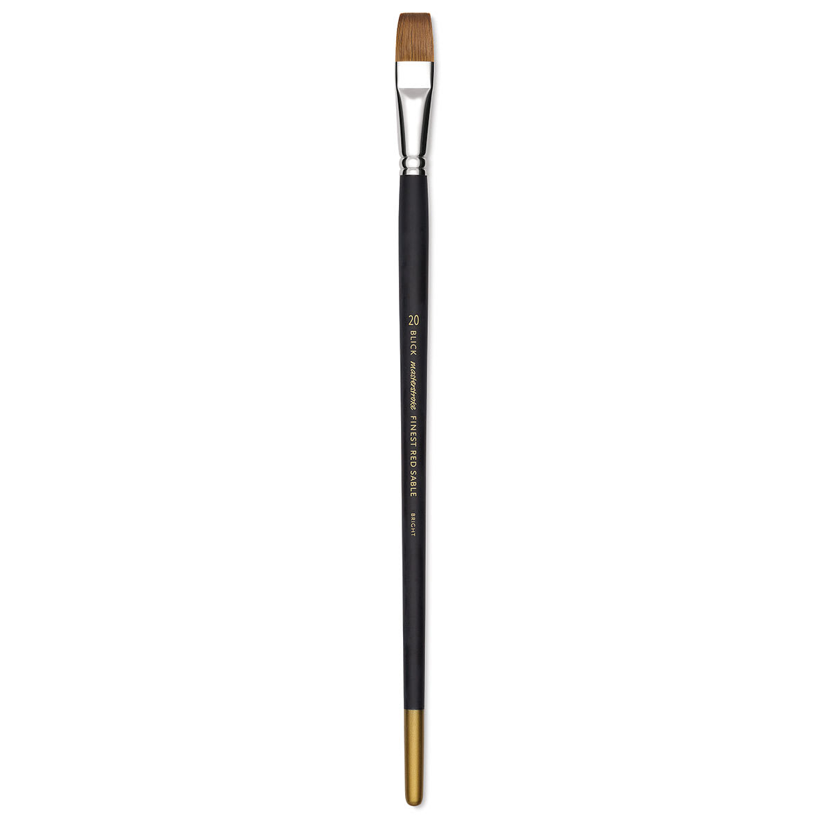 Blick Masterstroke Finest Red Sable Brush - Bright, Size 20, Long Handle