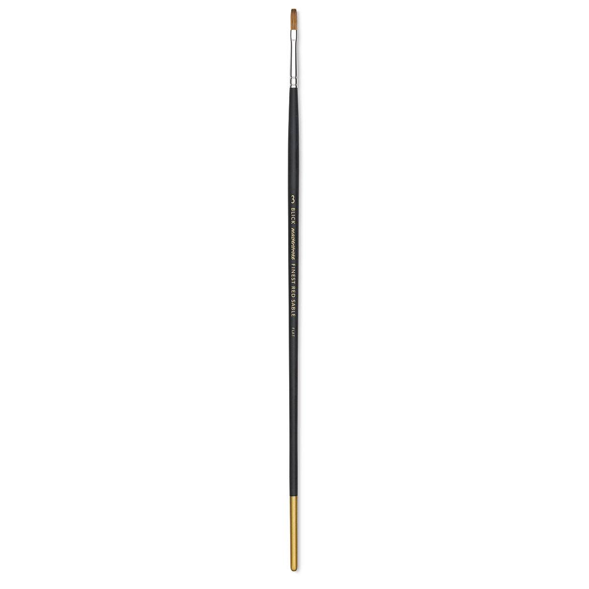 Blick Masterstroke Finest Red Sable Brush - Flat, Size 3, Long Handle