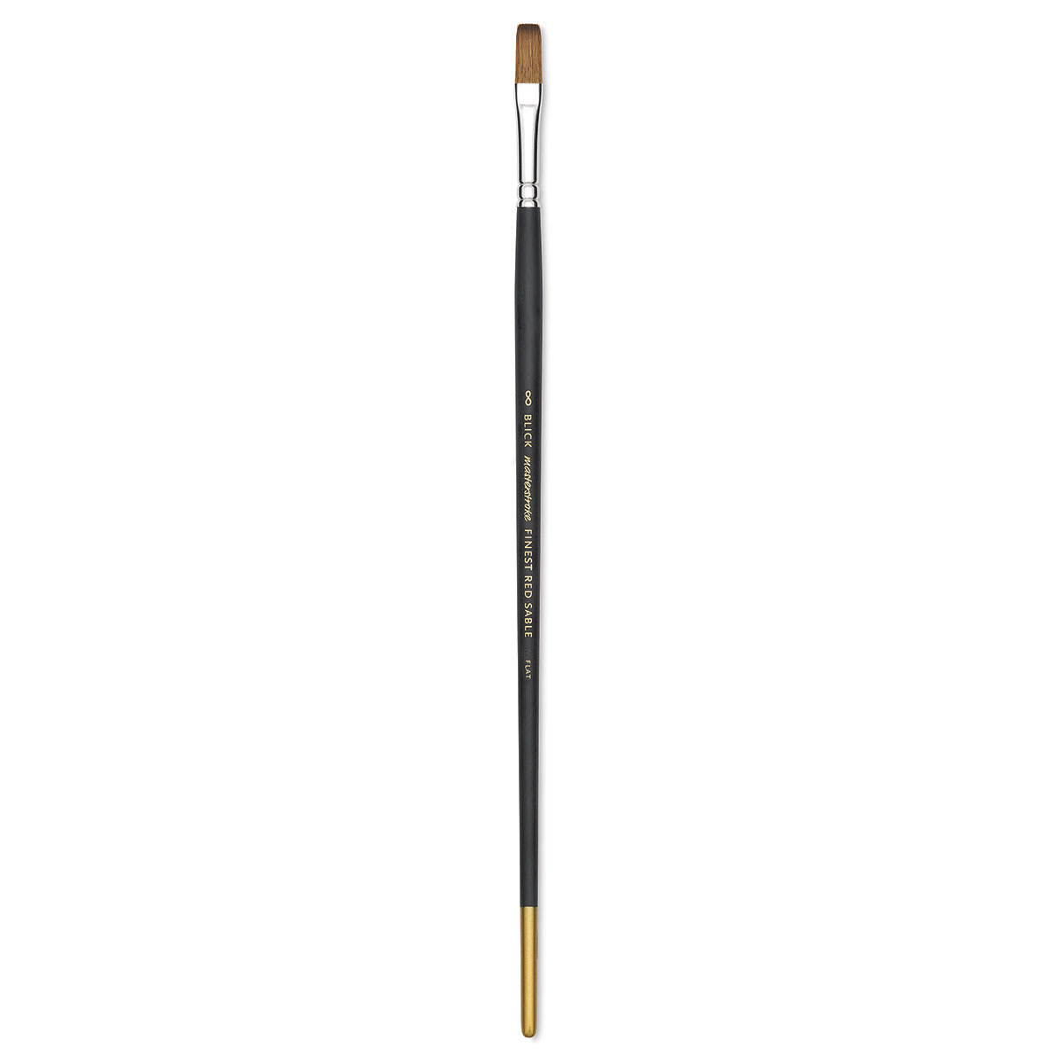 Blick Masterstroke Finest Red Sable Brush - Flat, Size 8, Long Handle